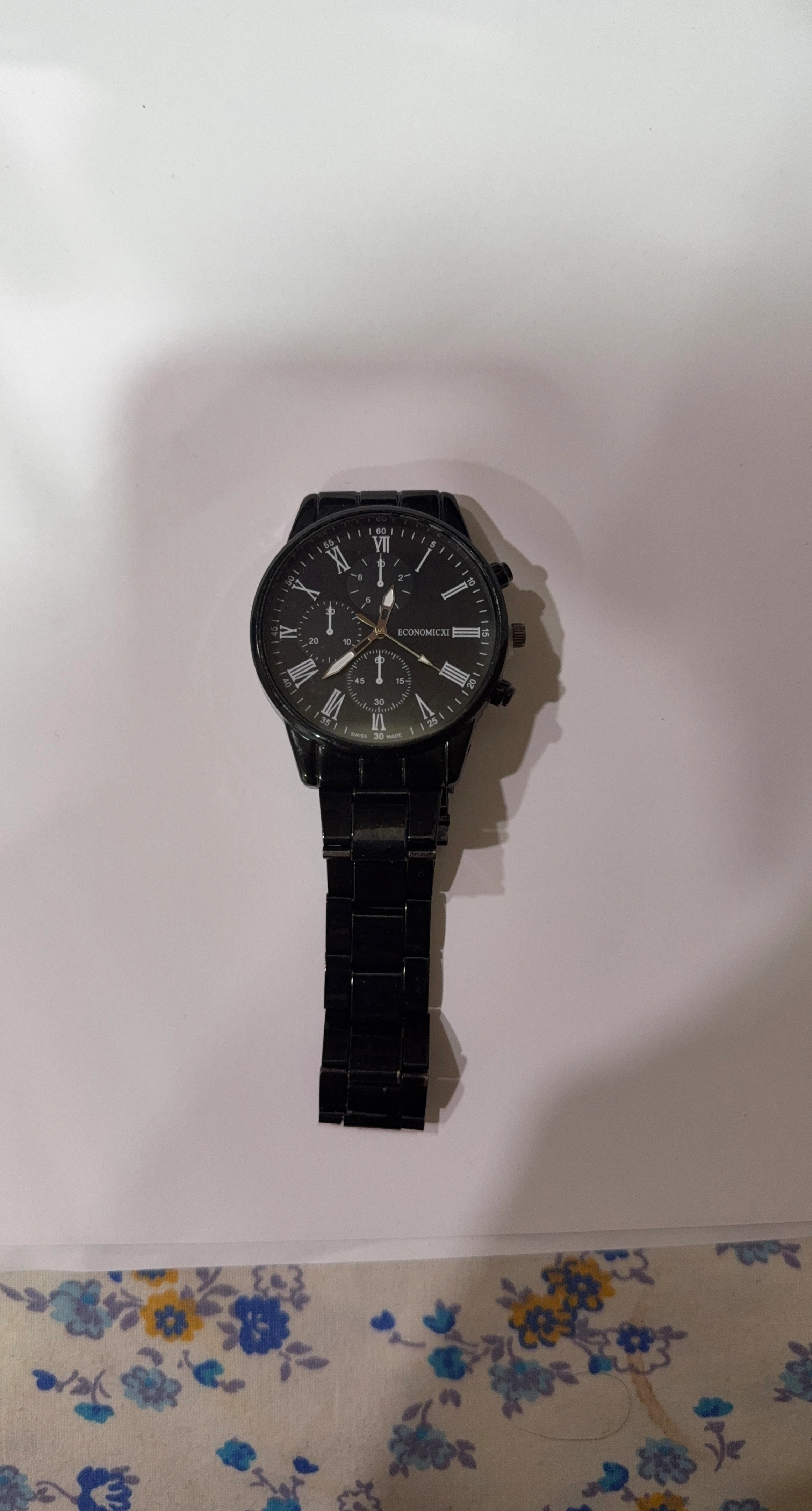 Black EconomicXI Swiss Made Watch