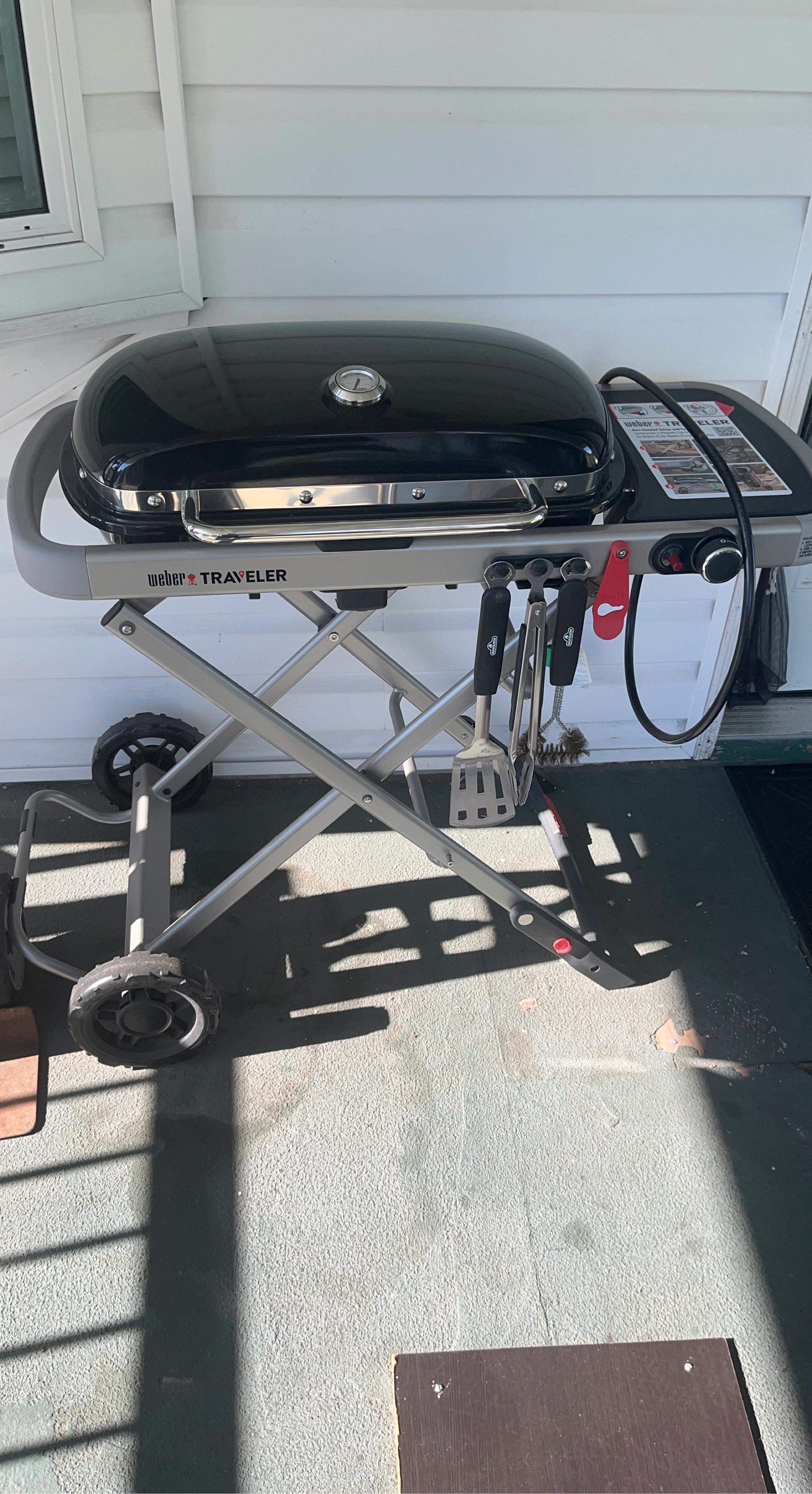 Weber Traveler Portable Propane Grill
