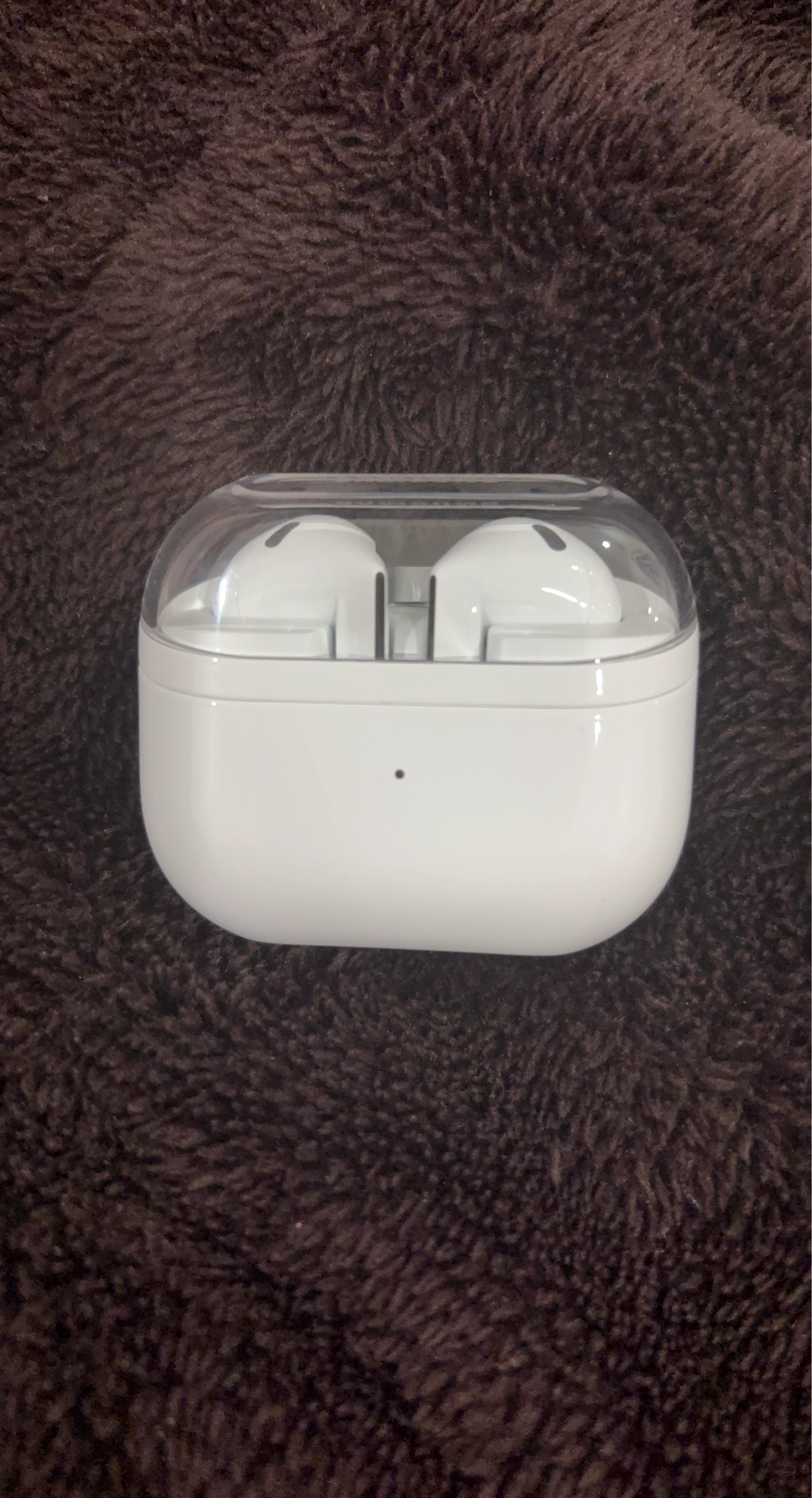 White Wireless Earbuds with Charging Case