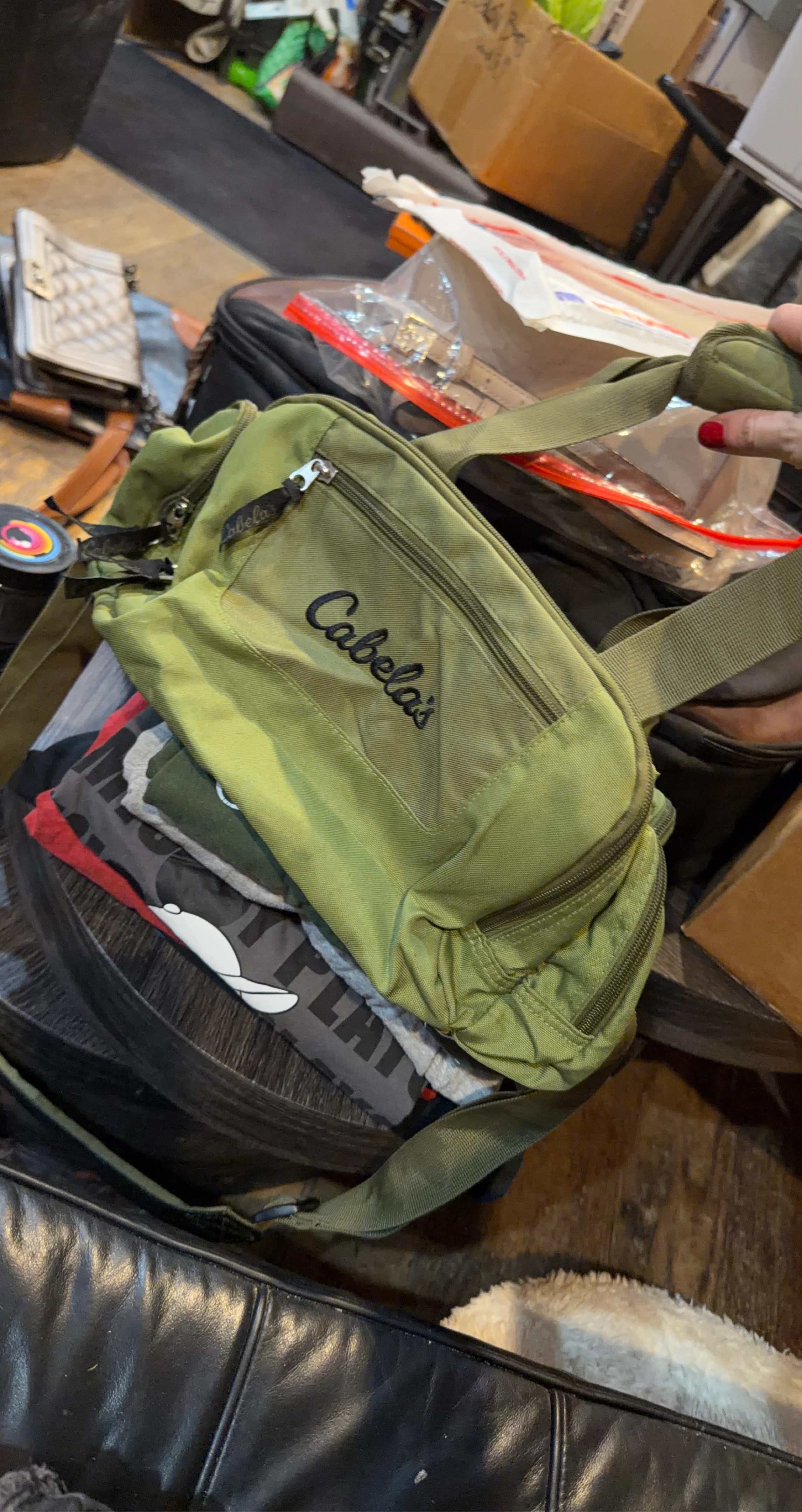 Cabela's Green Fanny Pack