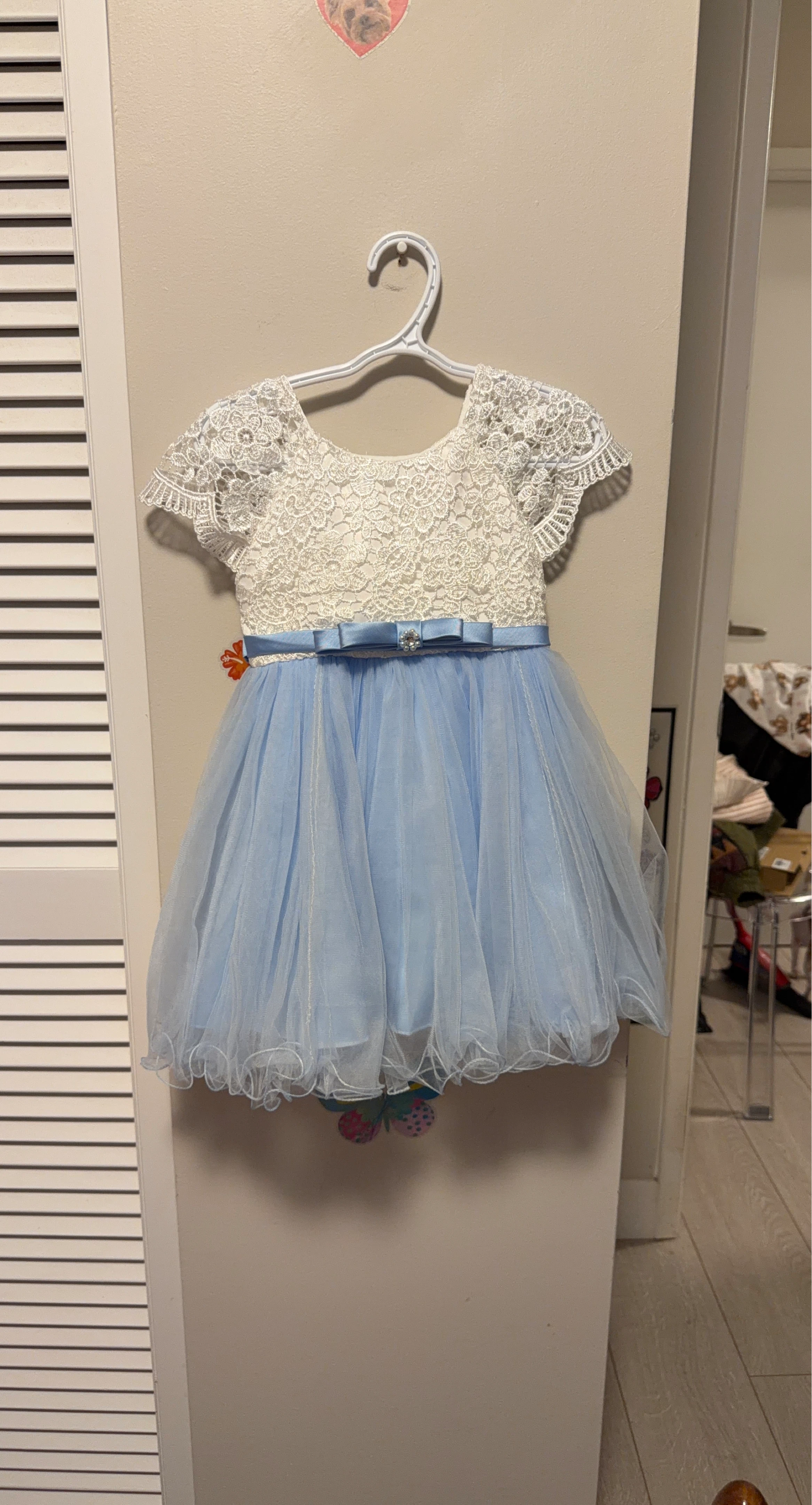 Baby Girls Lace Tulle Dress Size 2