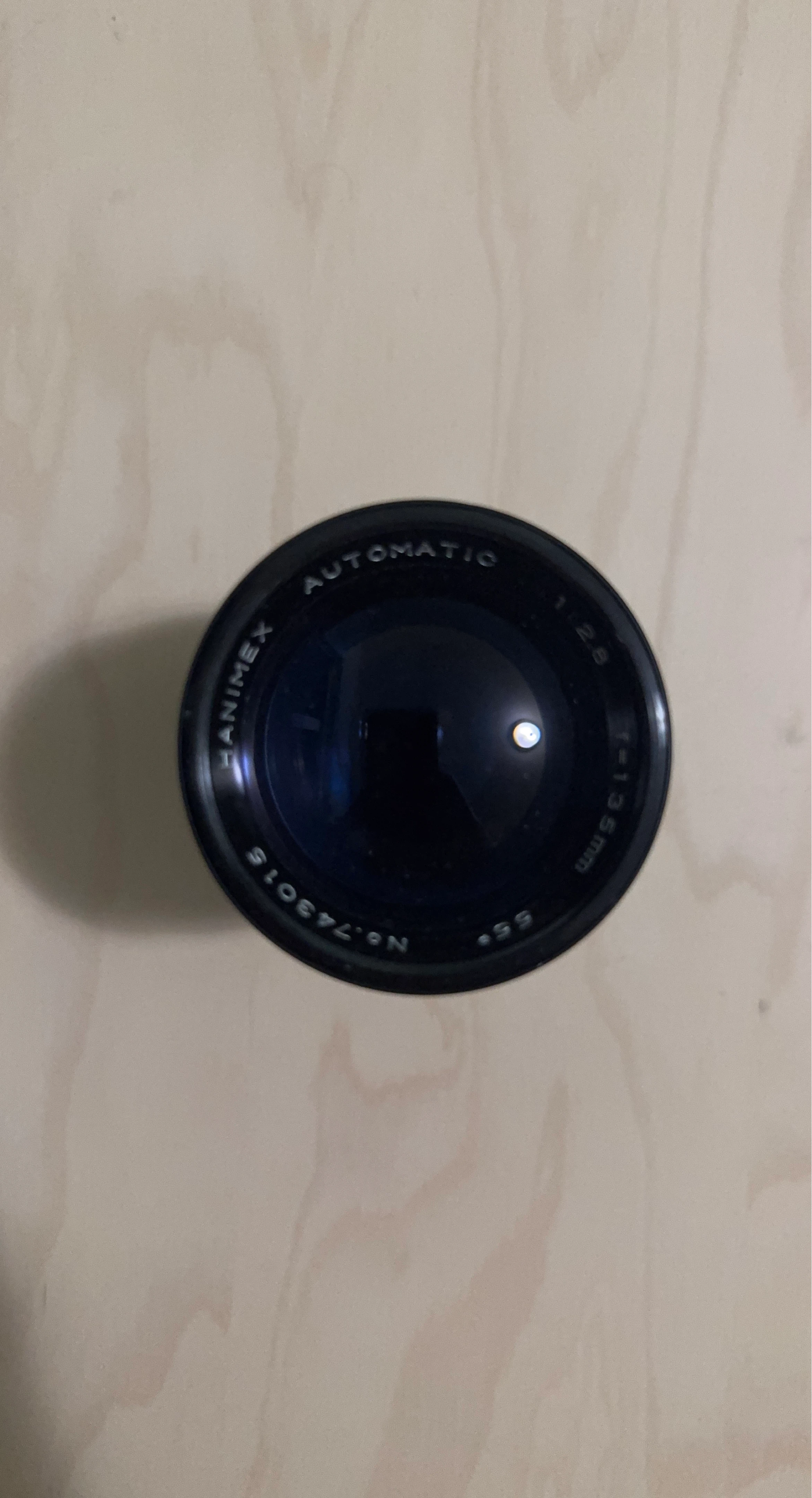 Hanimex Automatic 1:2.8 f=135mm Lens