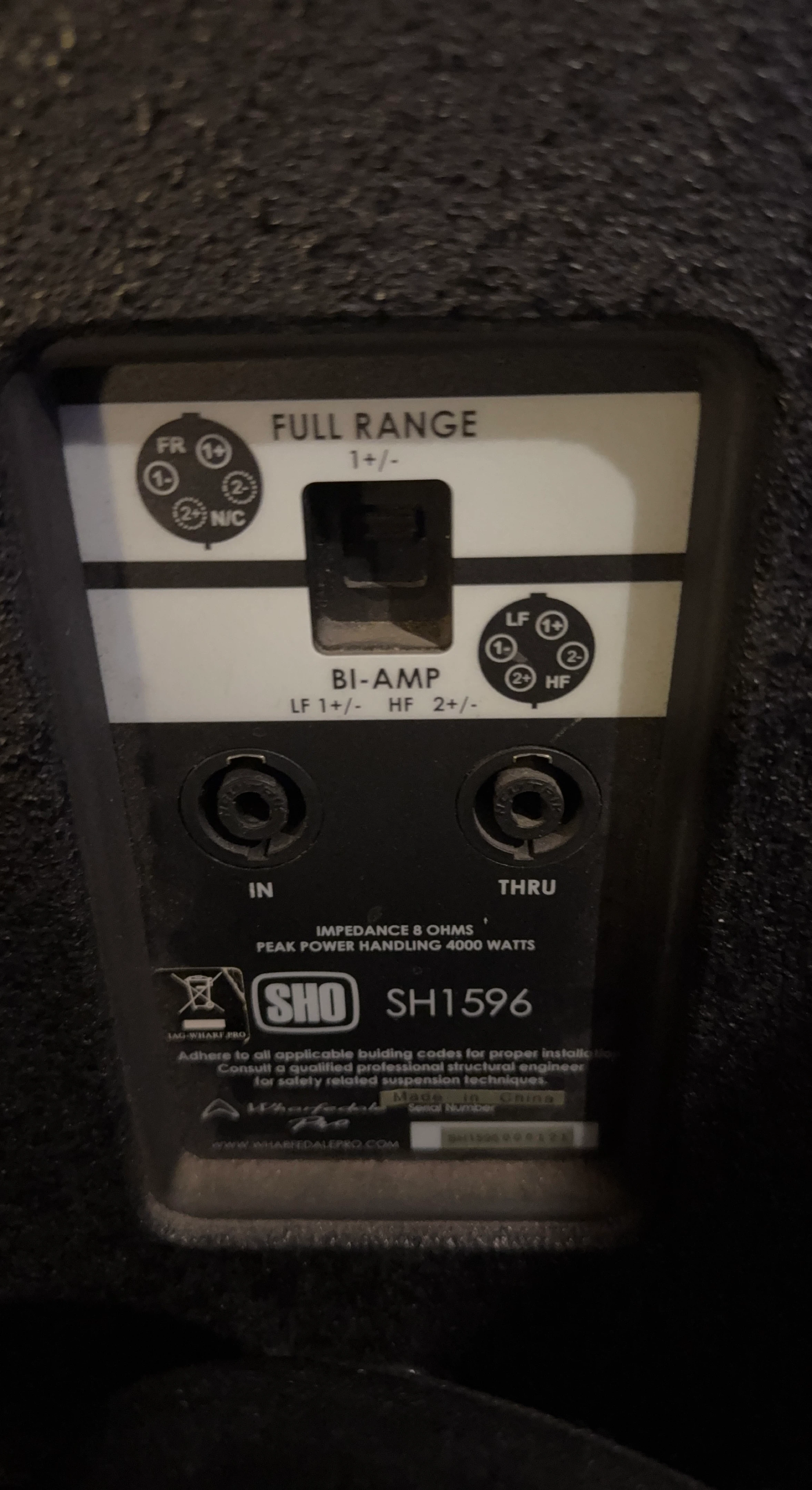 Wharfedale Pro SH1596 Speaker