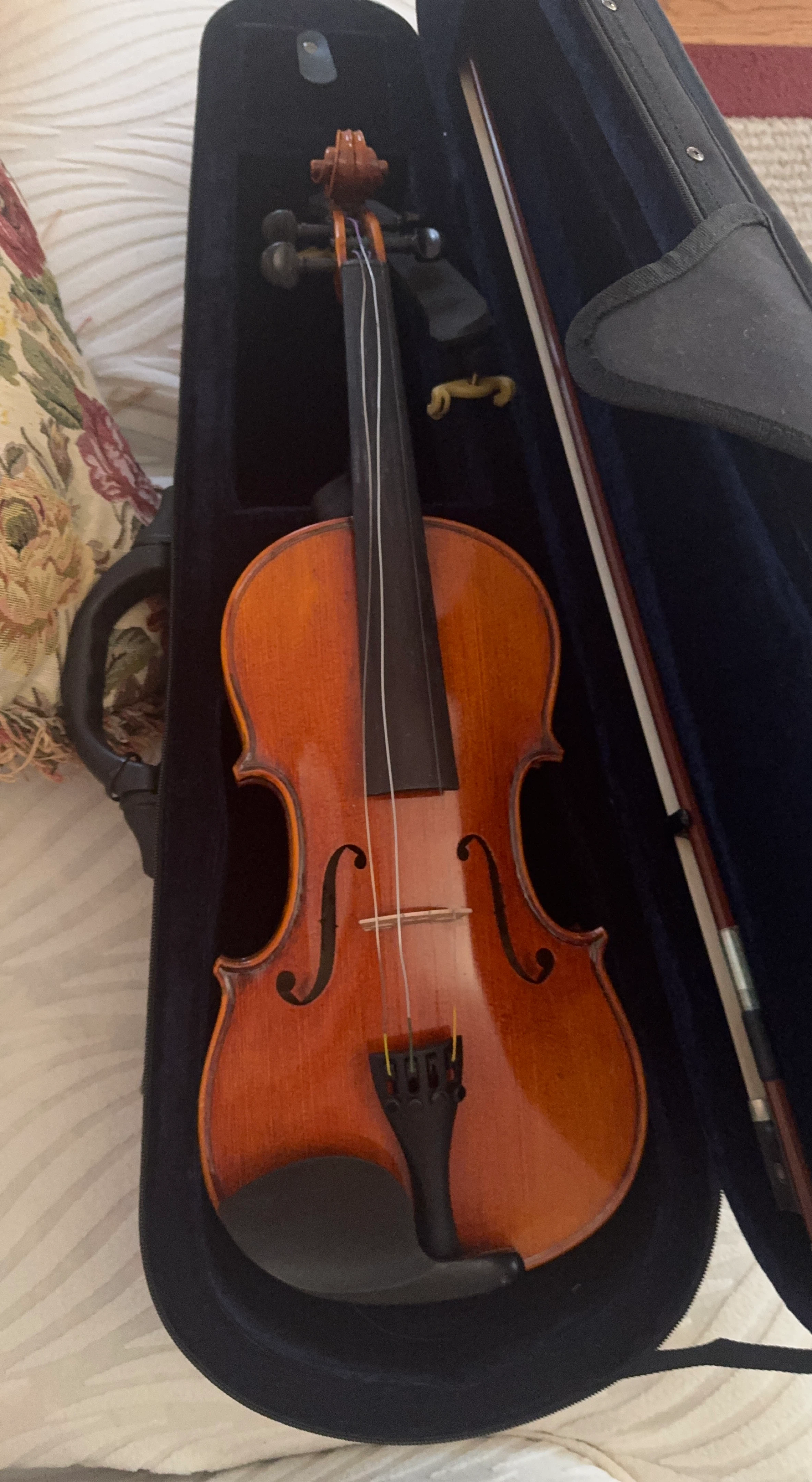 Violin in Case with Bow