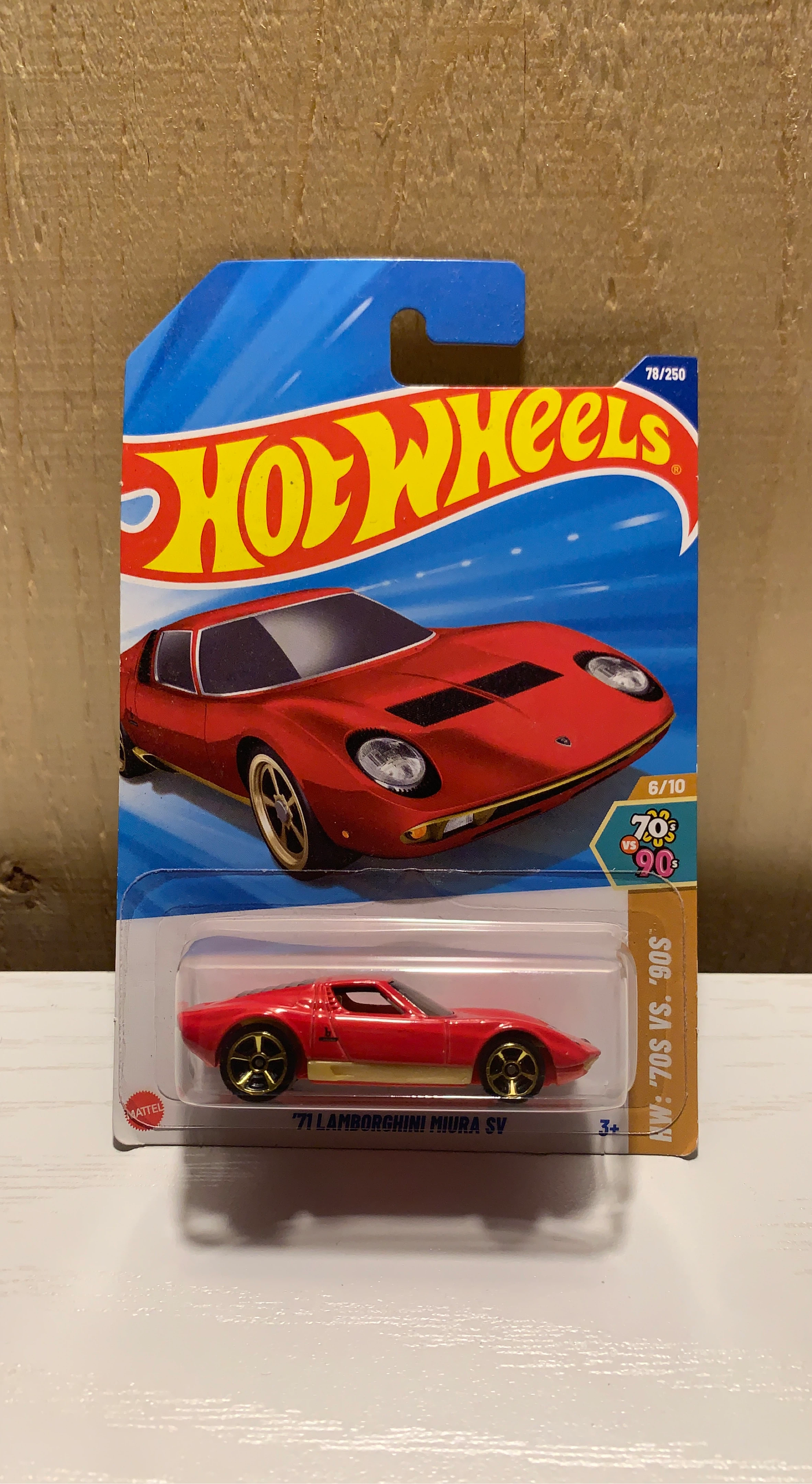 Hot Wheels '71 Lamborghini Miura SV