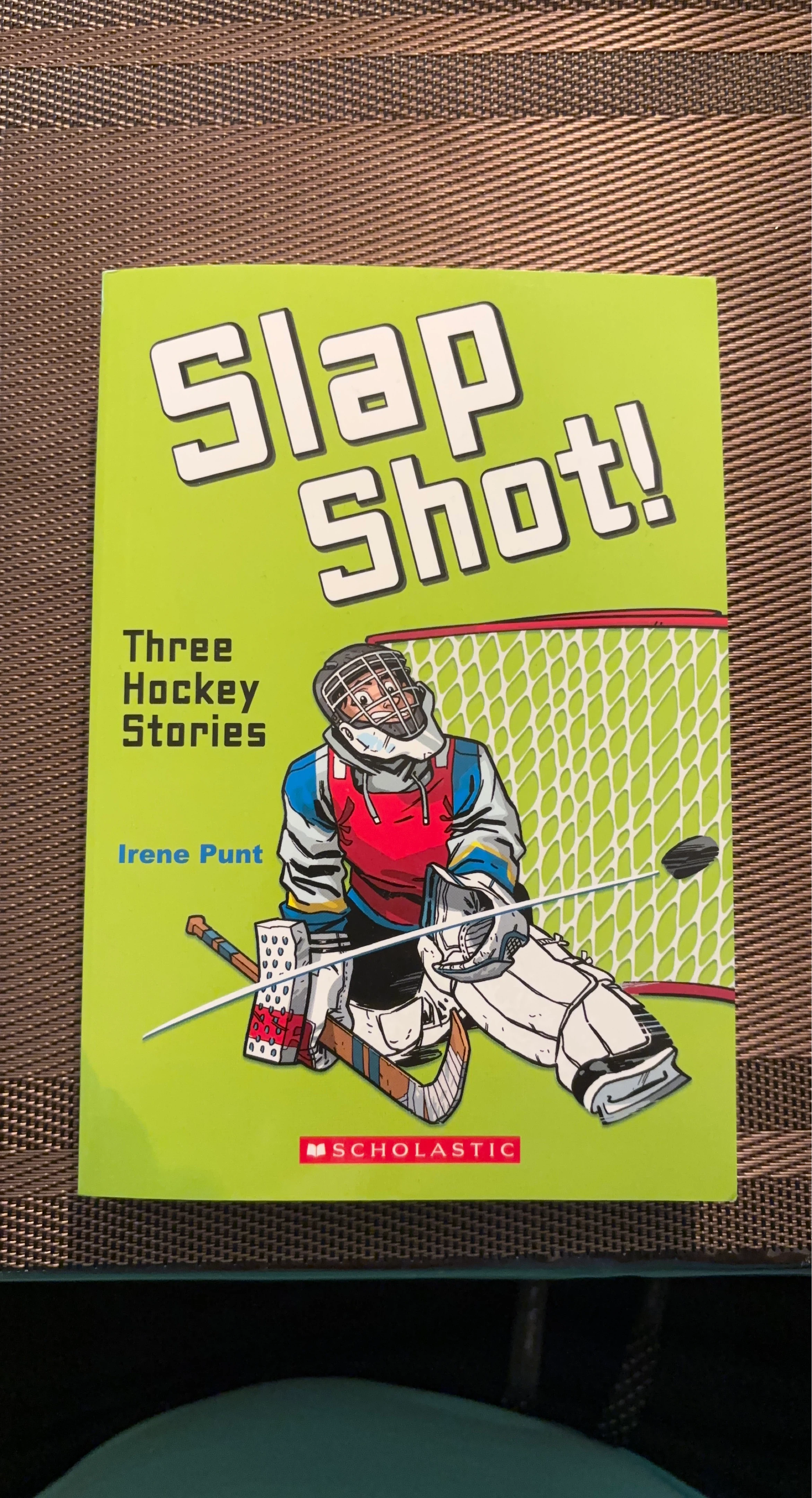 Slap Shot! Three Hockey Stories Book by Irene Punt