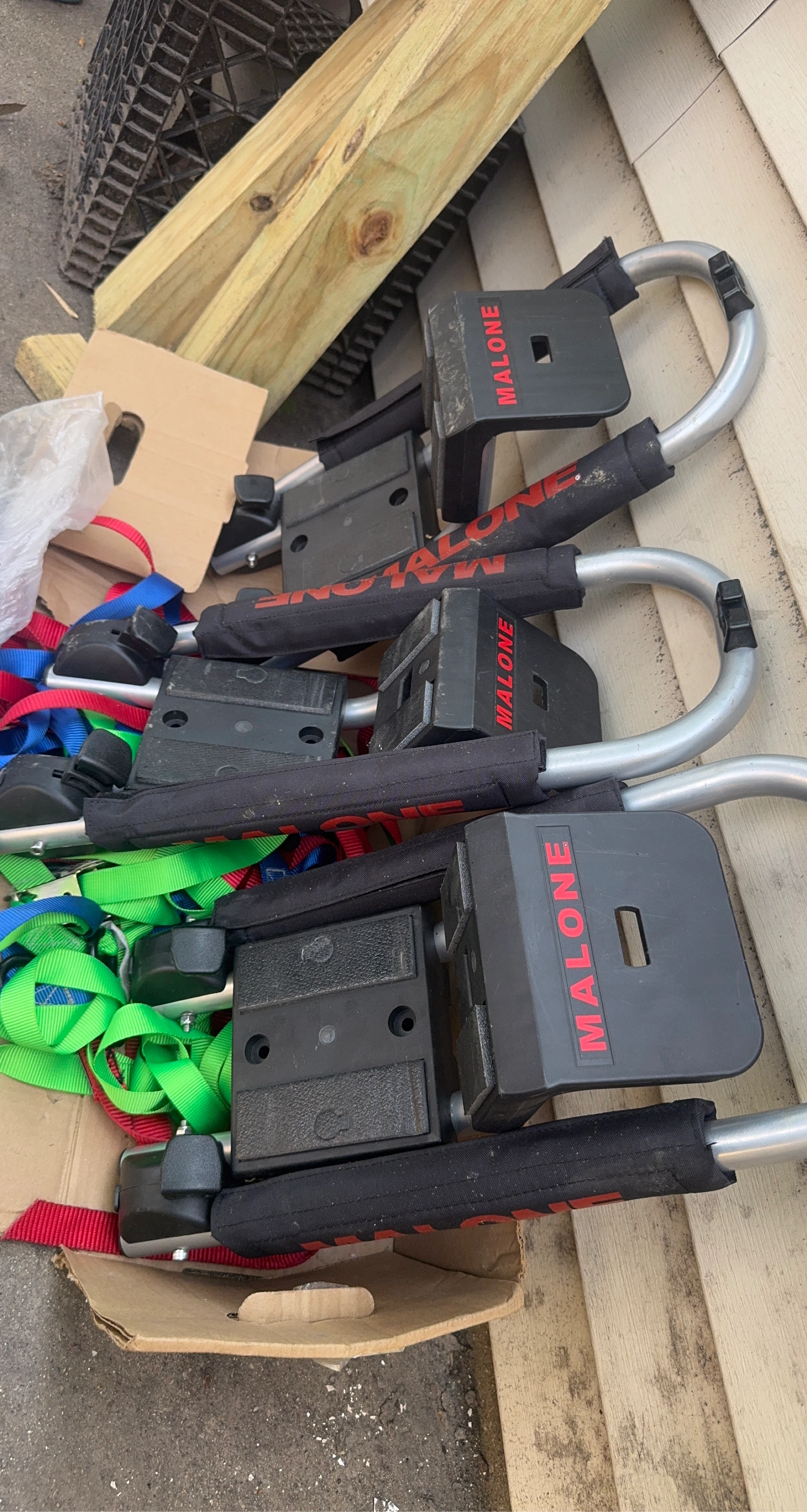 Malone Kayak/Canoe Roof Rack J-Cradles with Straps