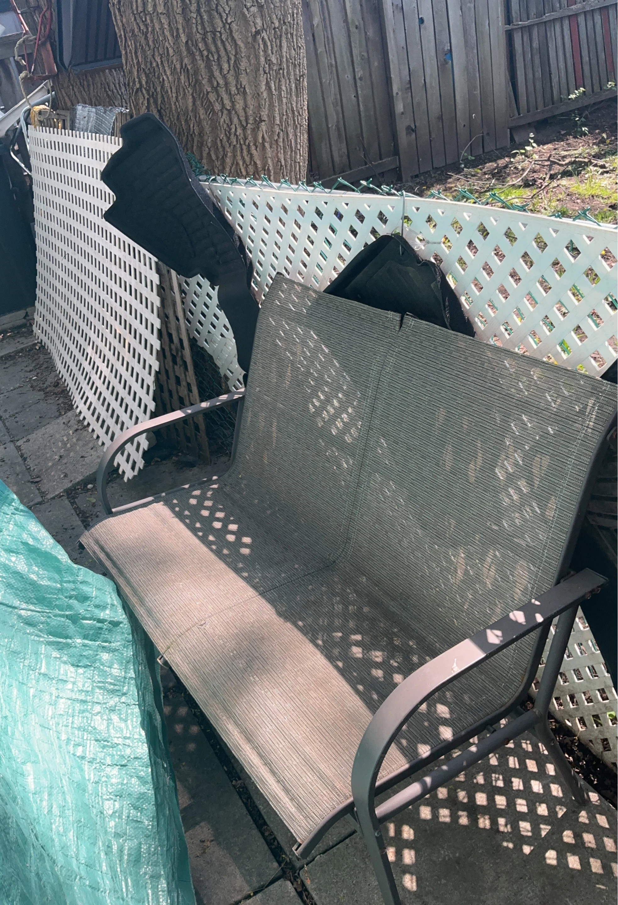 Outdoor Loveseat Bench