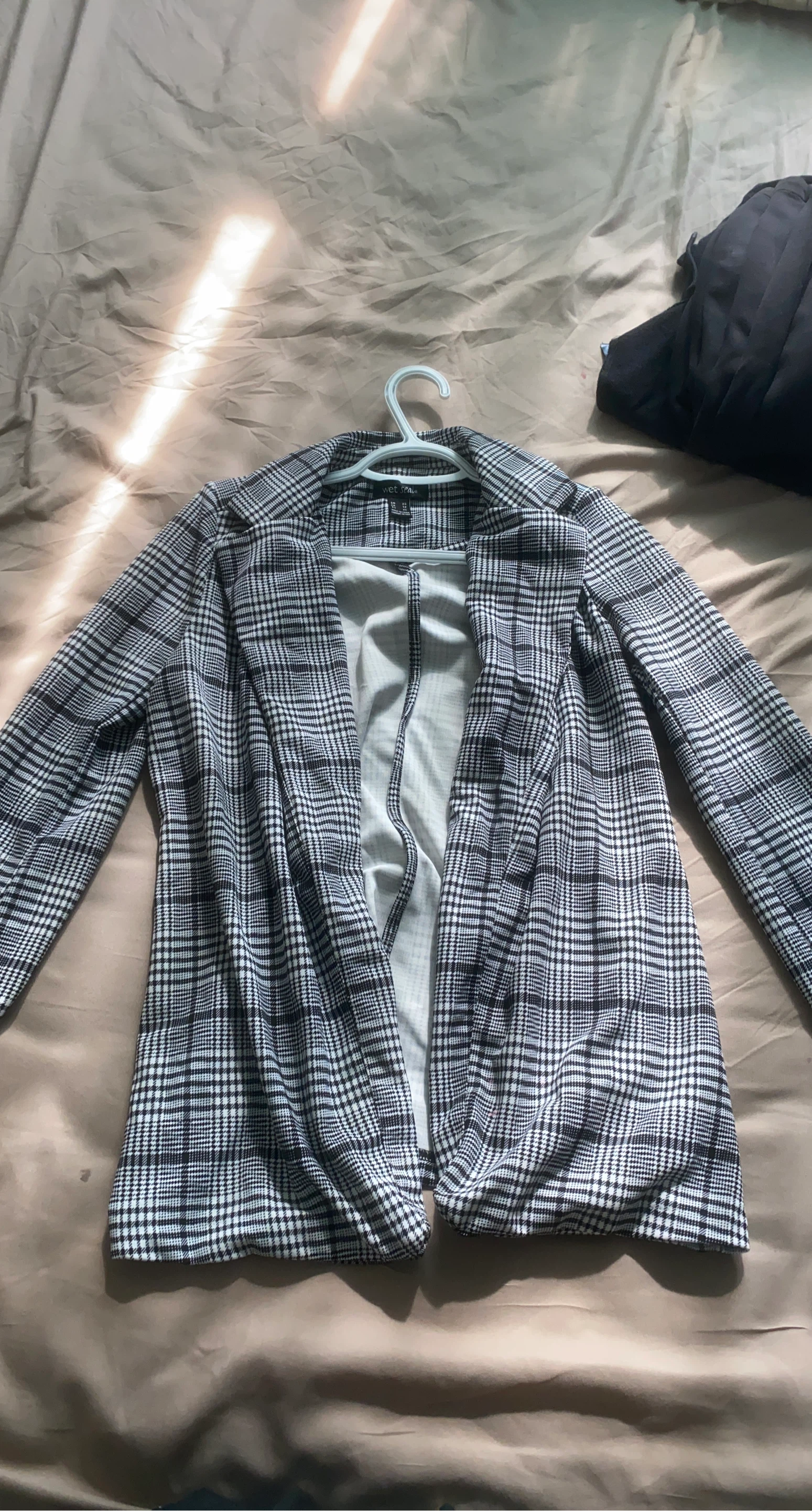 Wet Seal Plaid Blazer - Size XS