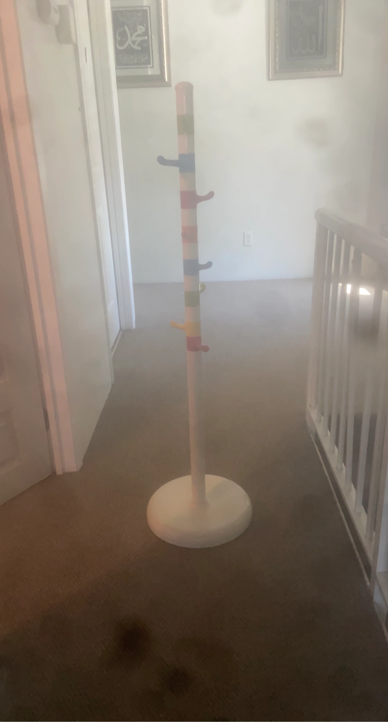 Colourful Standing Coat Rack