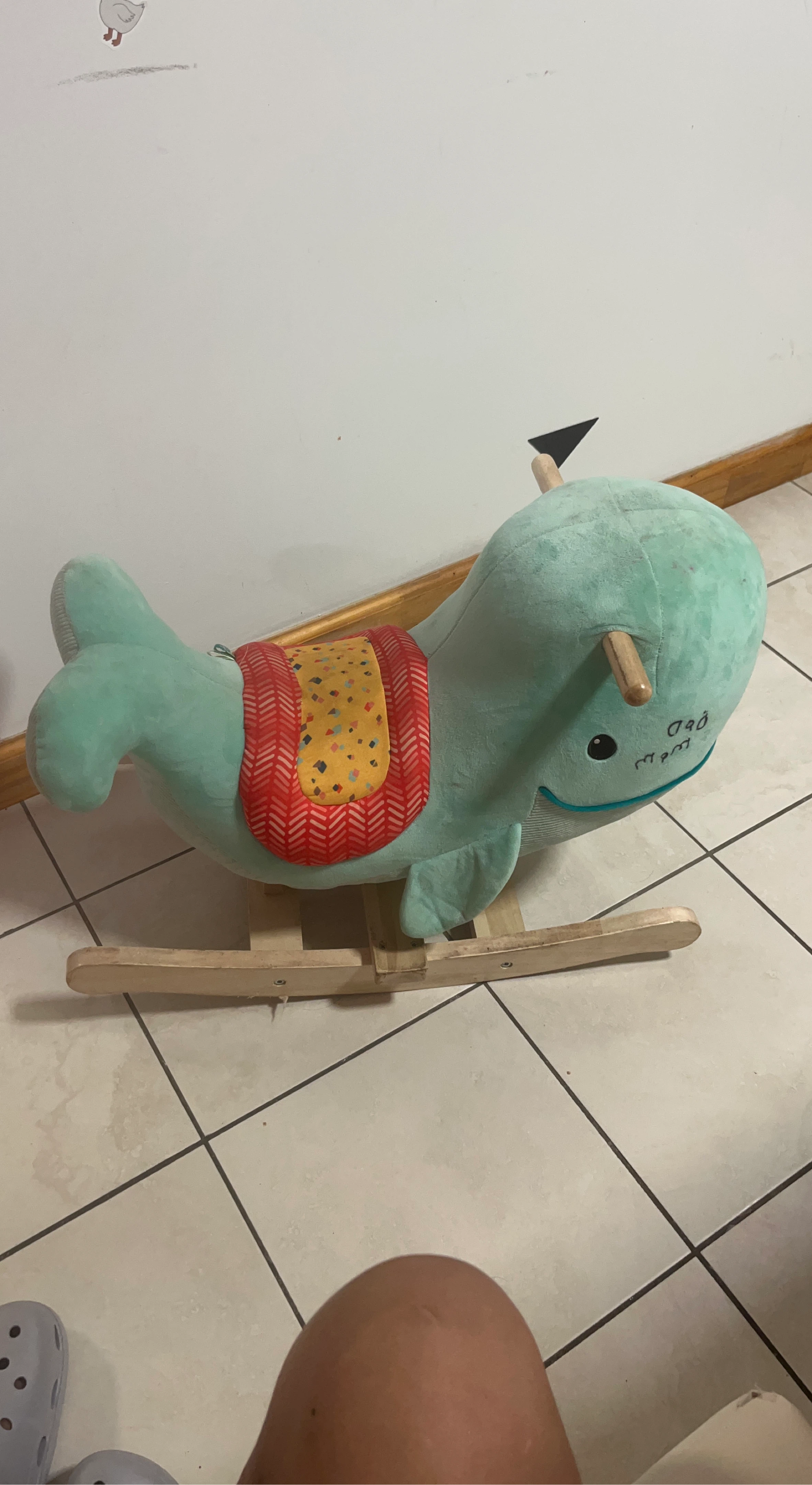 Plush Whale Rocker Toy