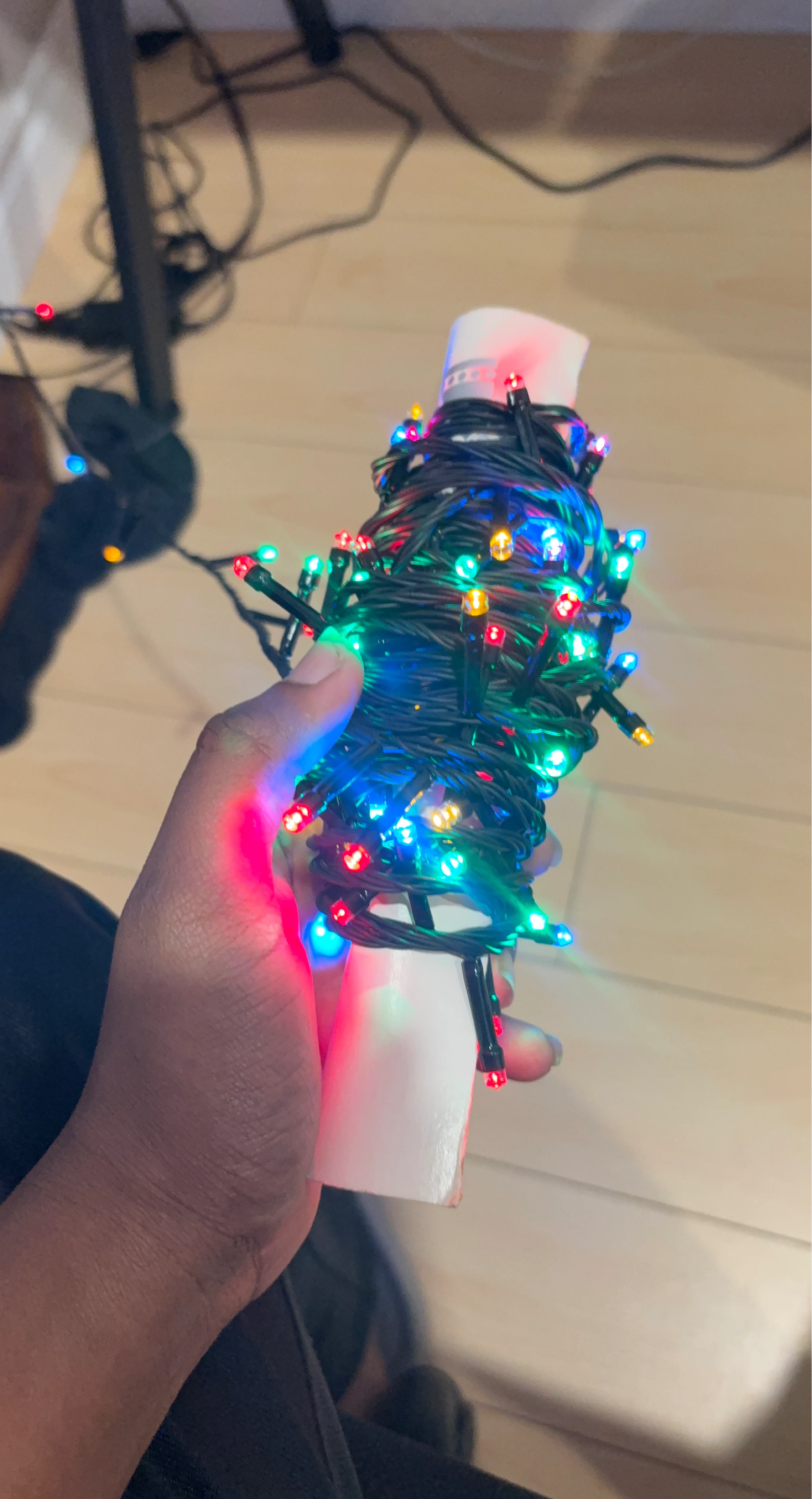 Multi-coloured LED String Lights