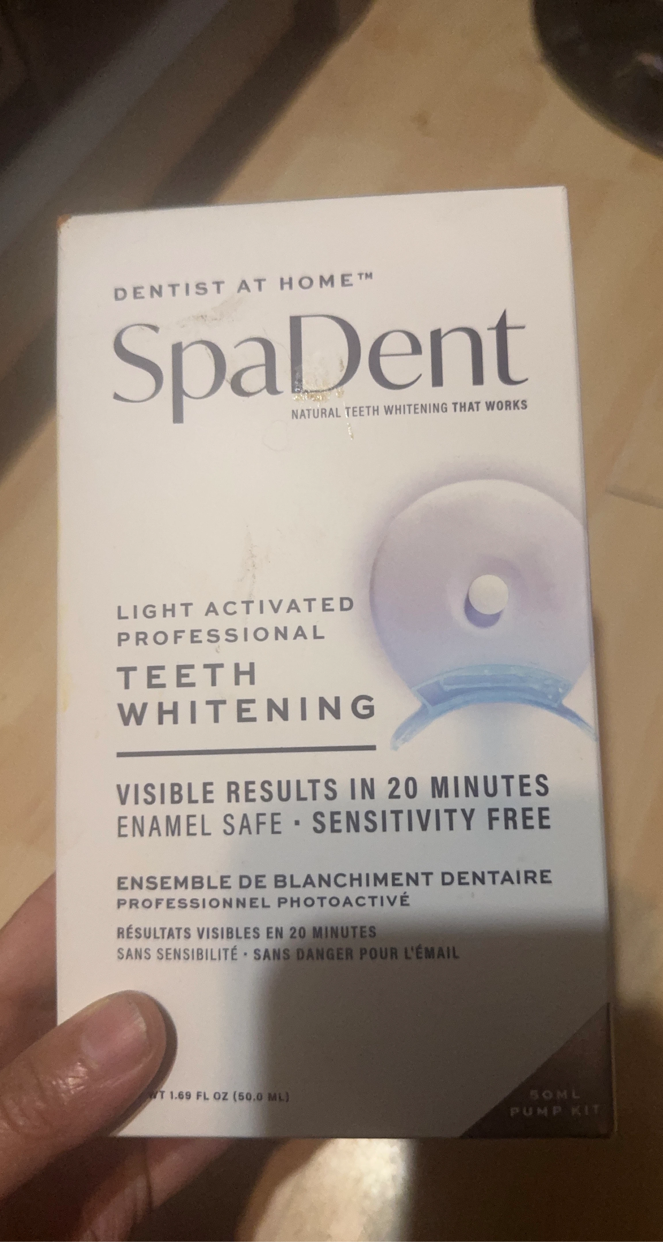 SpaDent Light Activated Professional Teeth Whitening Kit