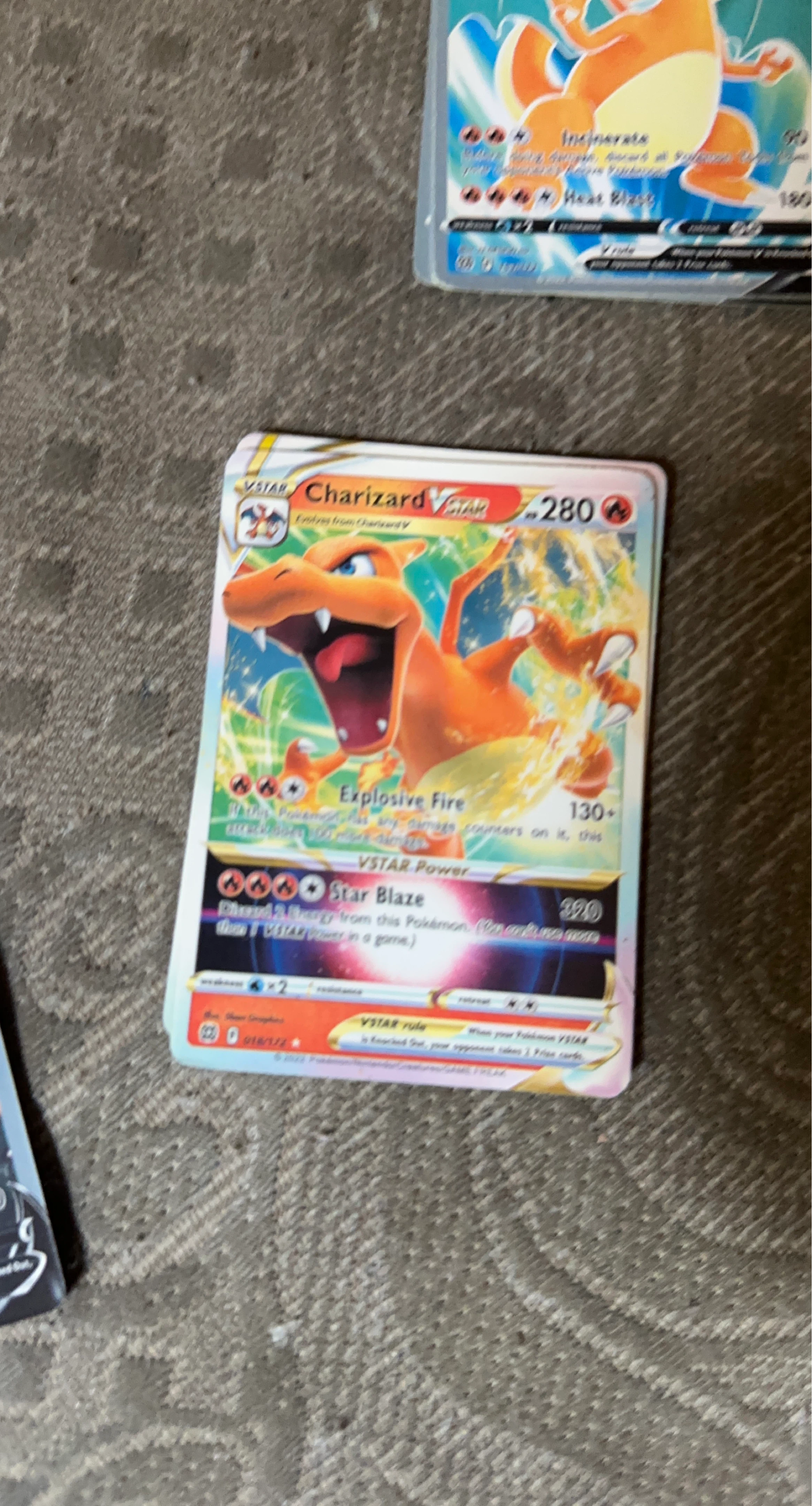 Pokemon Charizard VSTAR Trading Card
