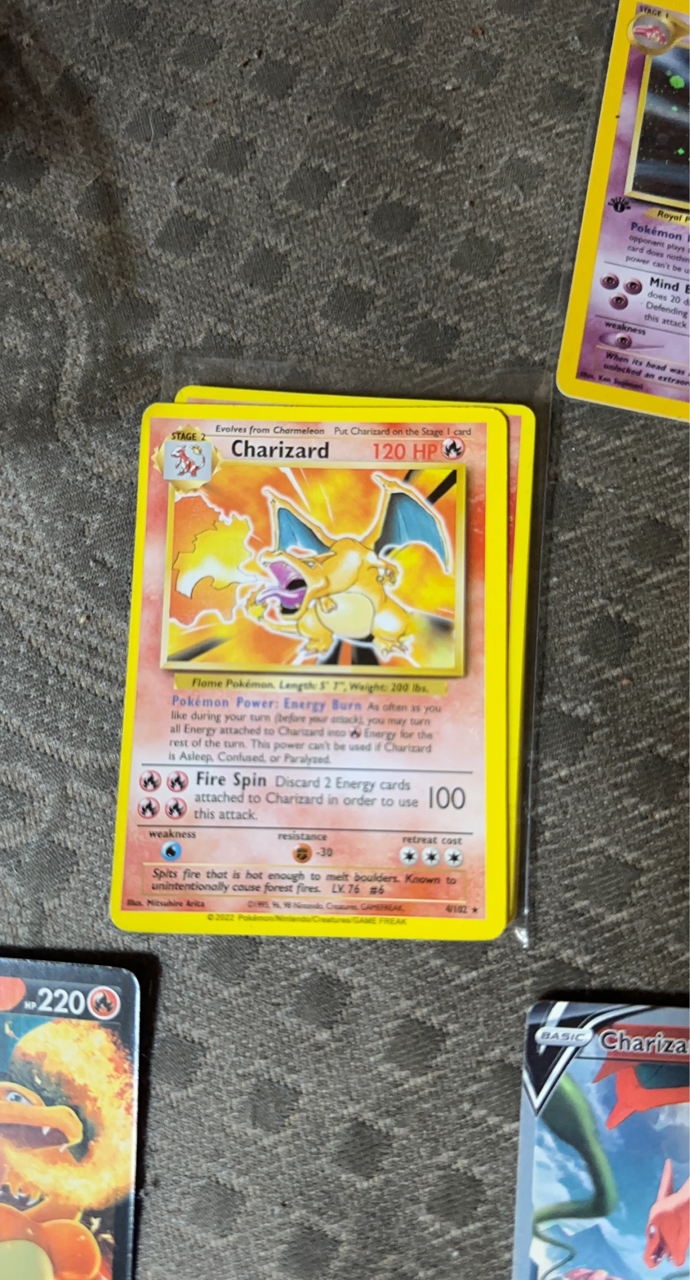 Pokemon TCG Charizard Card