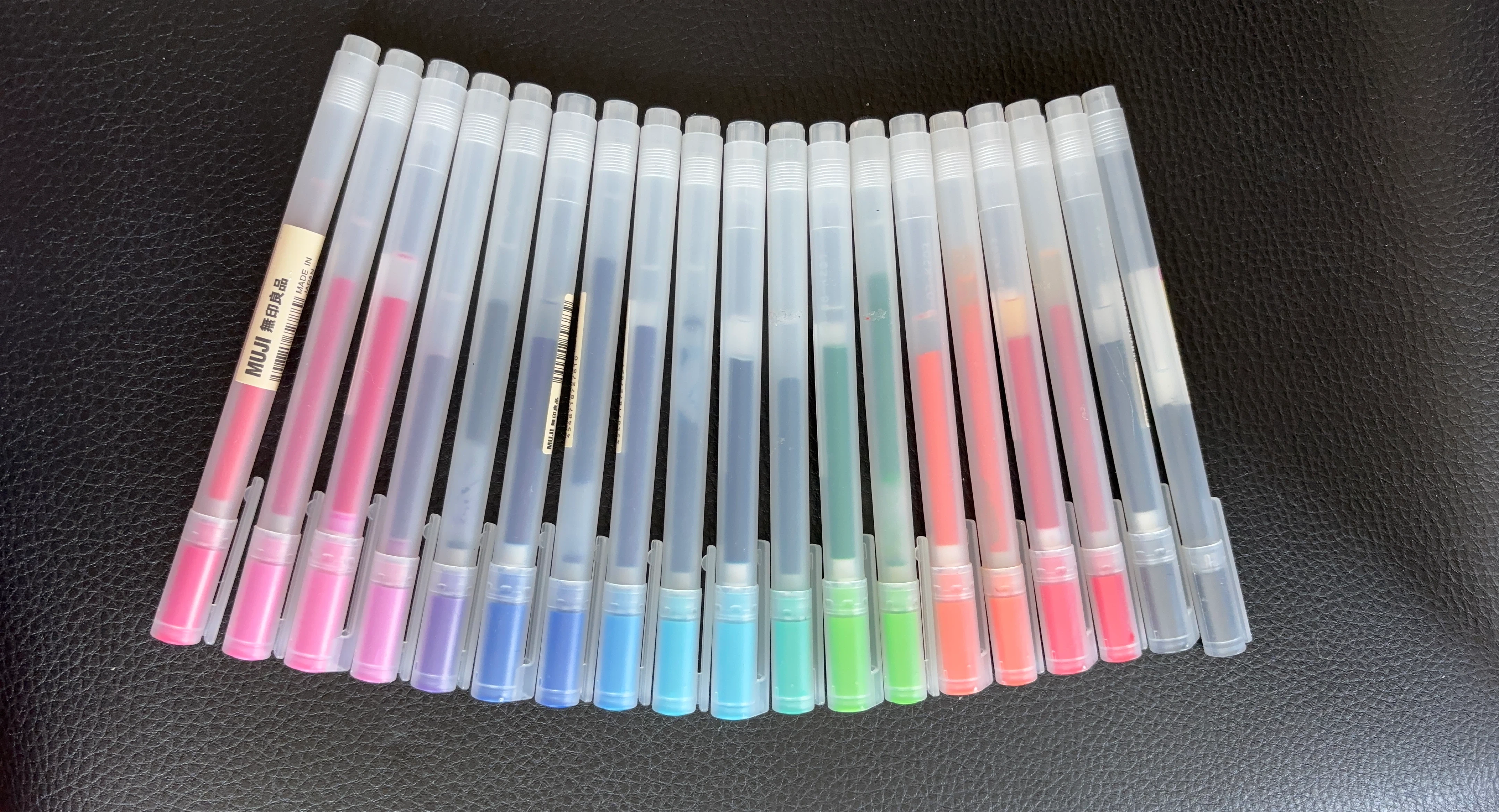 0.5mm MUJI Gel Pens Set - Assorted Colors