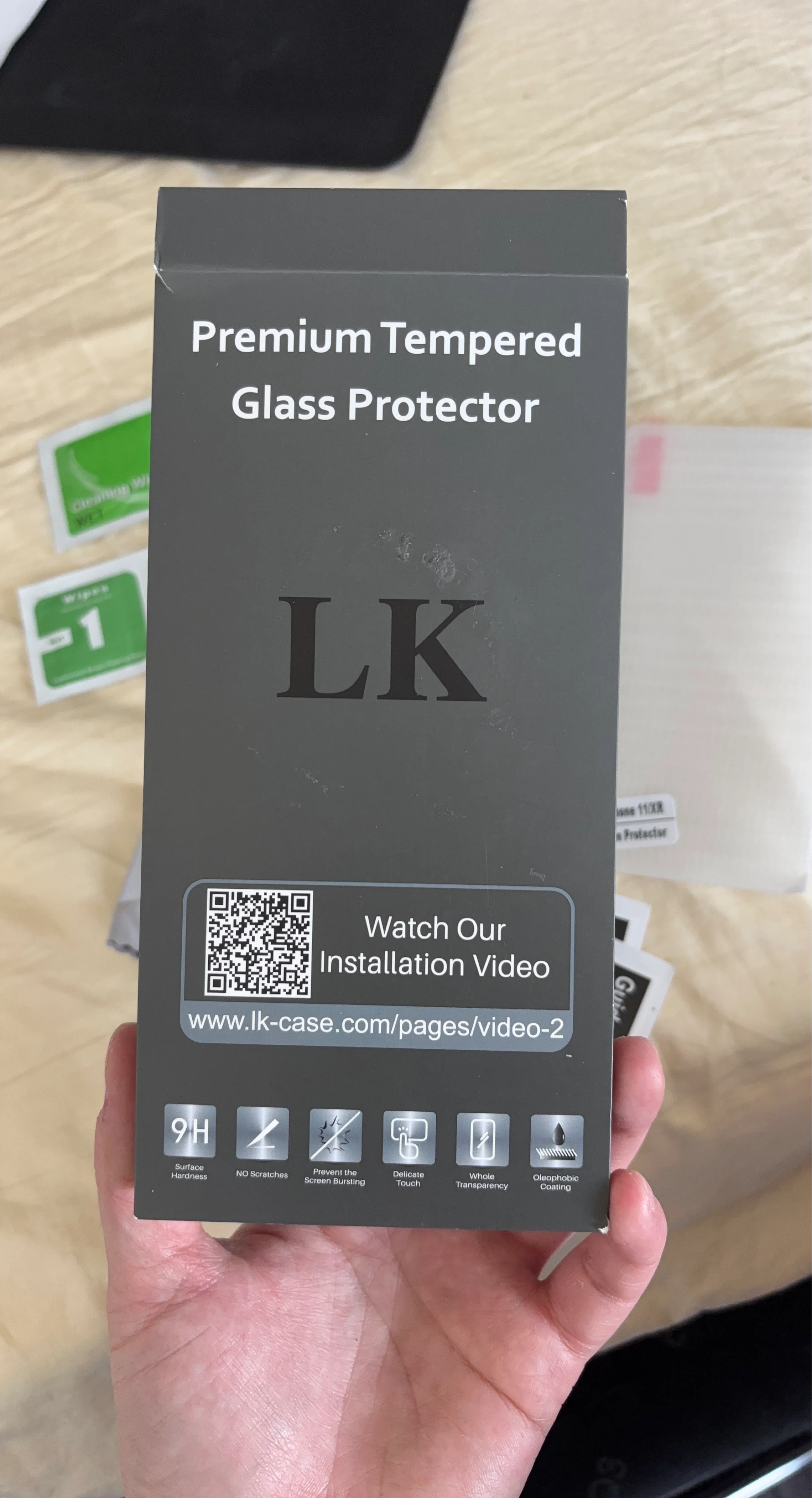 1 LK Premium Tempered Glass Screen Protector for iPhone 11/XR