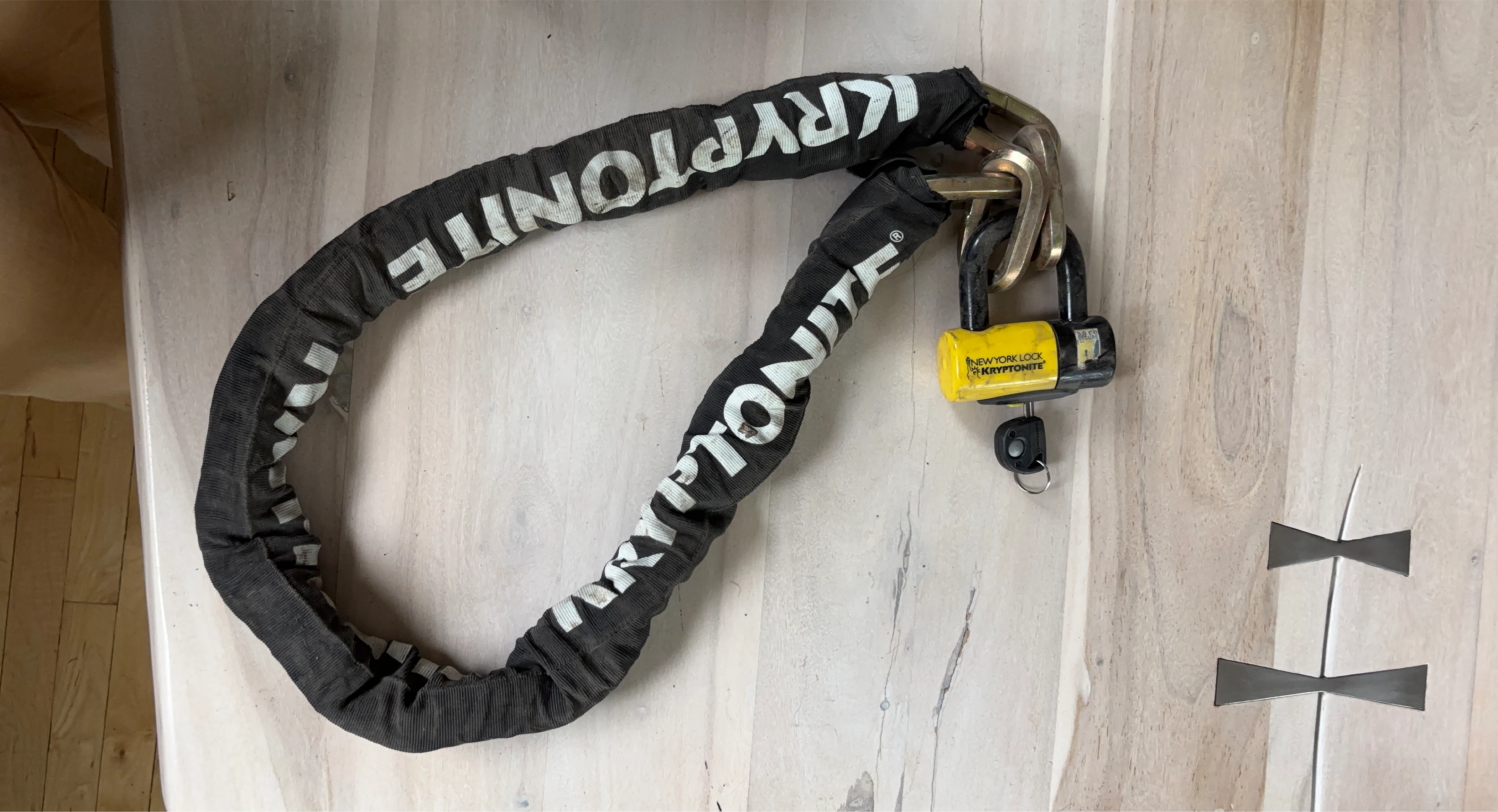 Kryptonite New York Fahgettaboudit Chain & Disc Lock