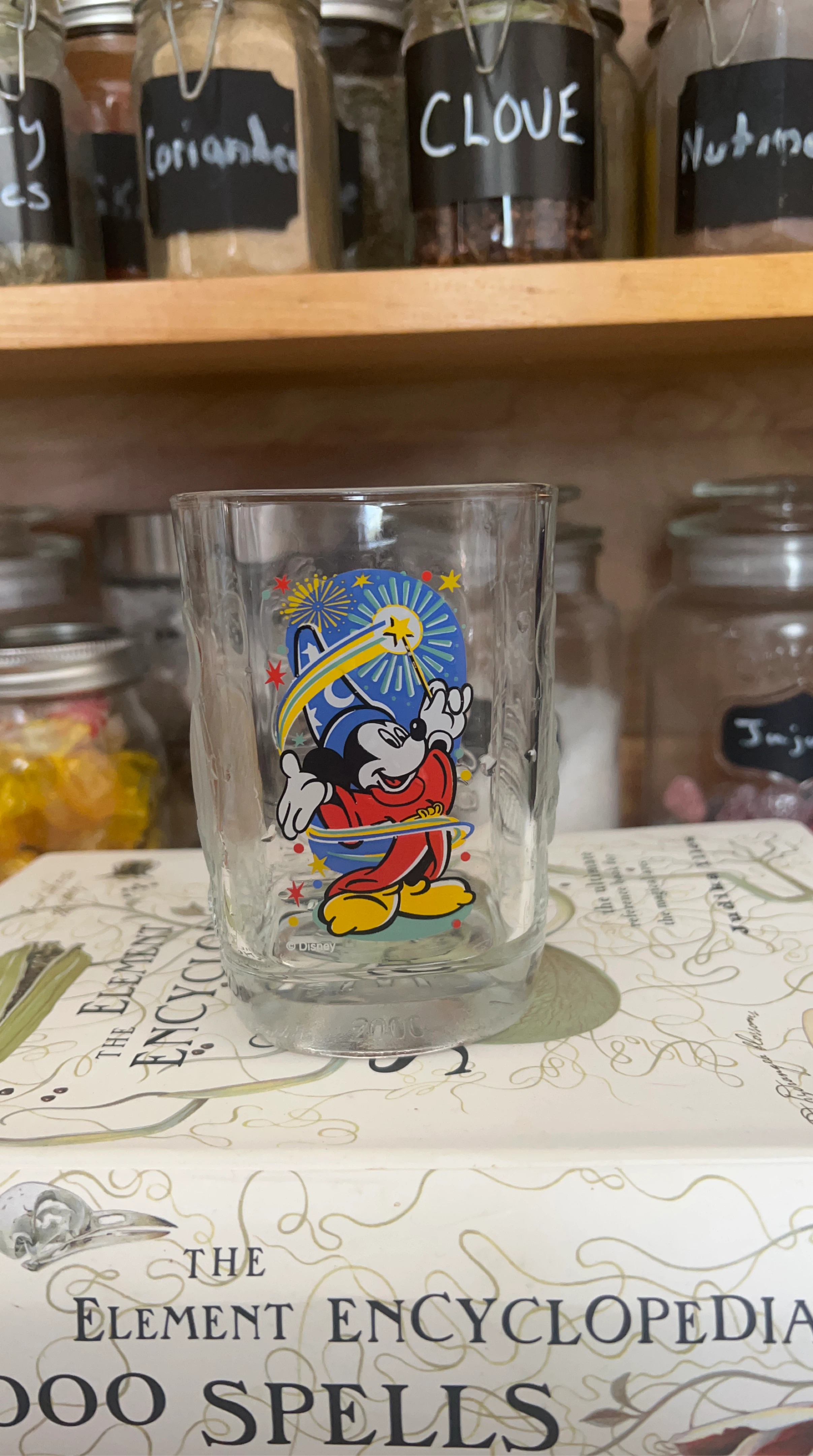 Disney Mickey Mouse Glass Tumbler 2000