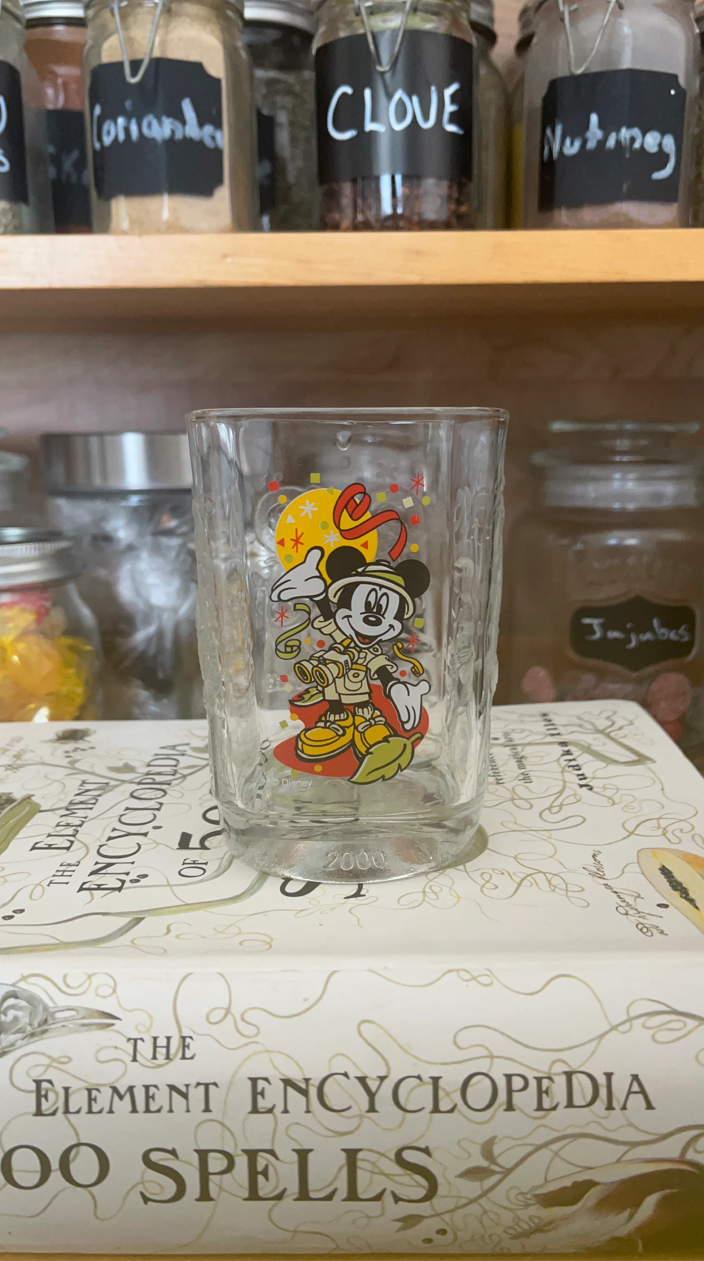 Disney Mickey Mouse Glass 2000