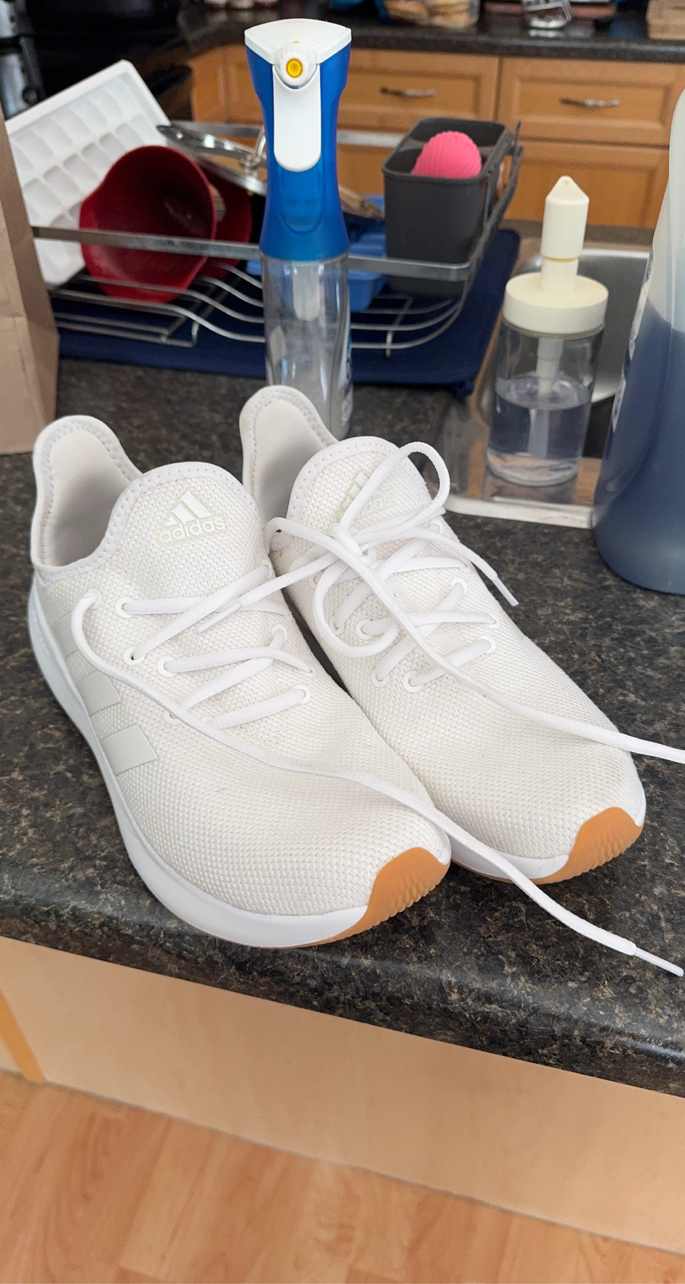 Adidas White Running Shoes size 9 women’s