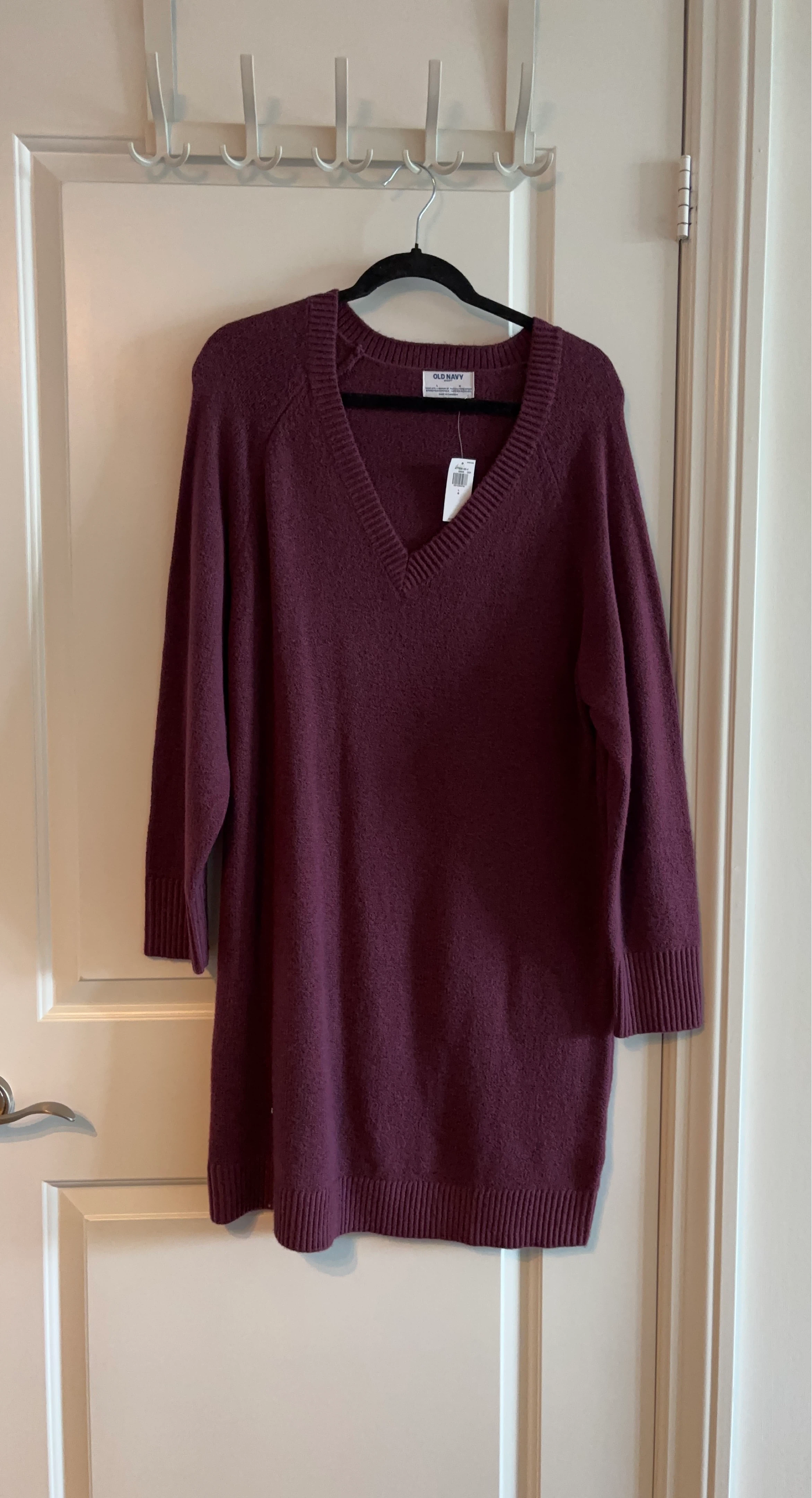 Old Navy Burgundy Sweater Dress Size G