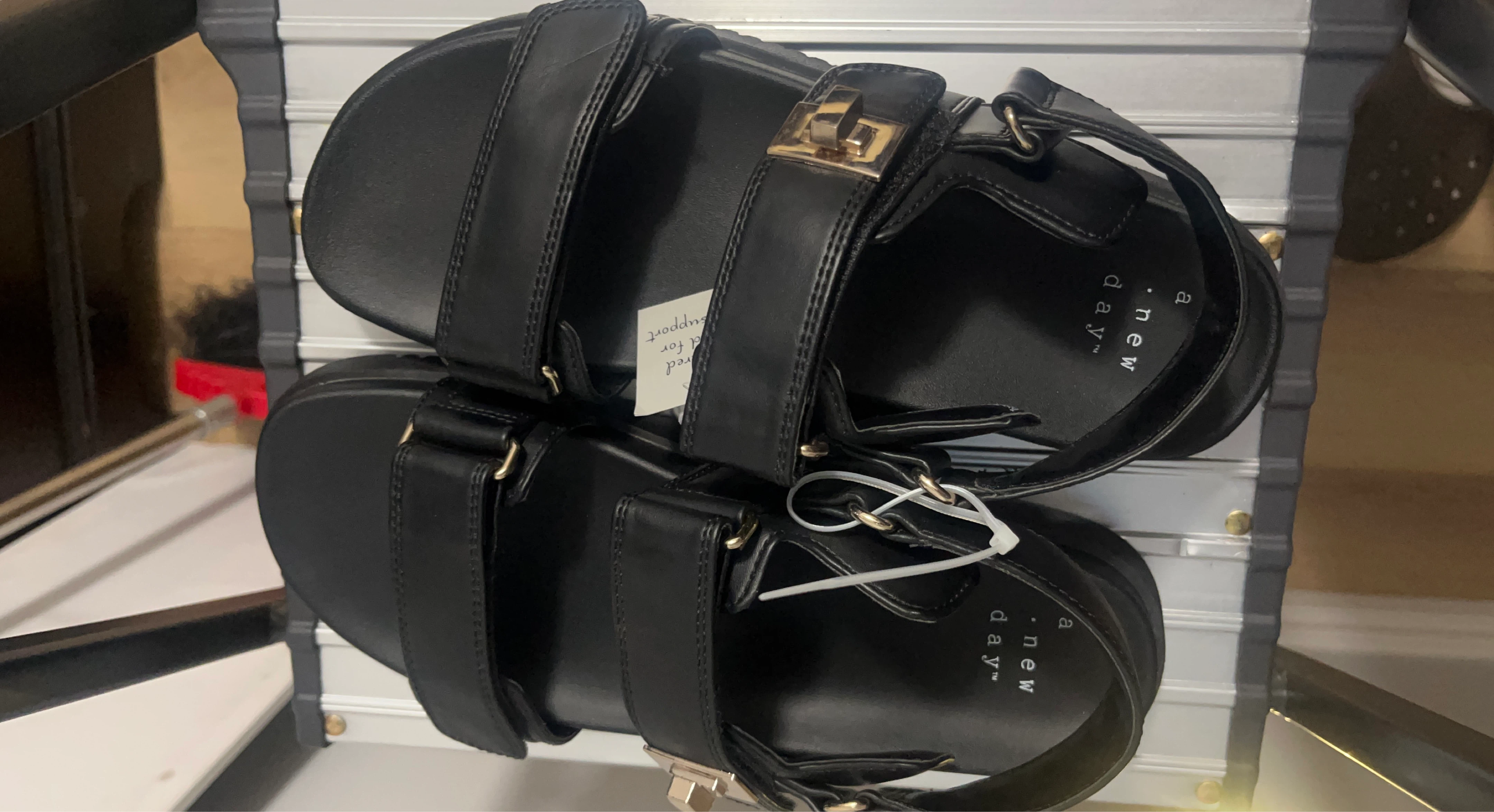 Black Platform Sandals