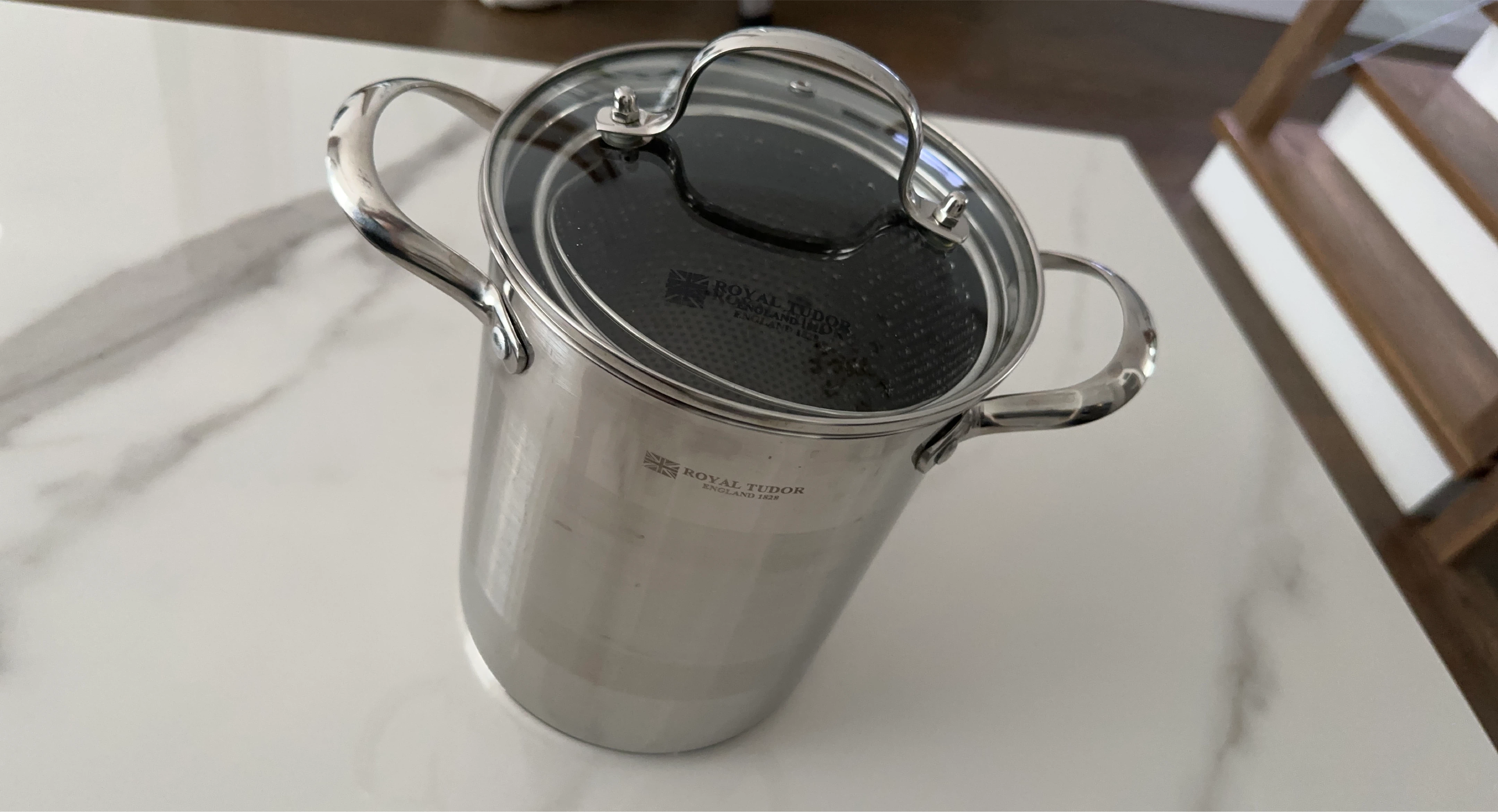 Royal Tudor Stainless Steel Stock Pot with Steamer Basket