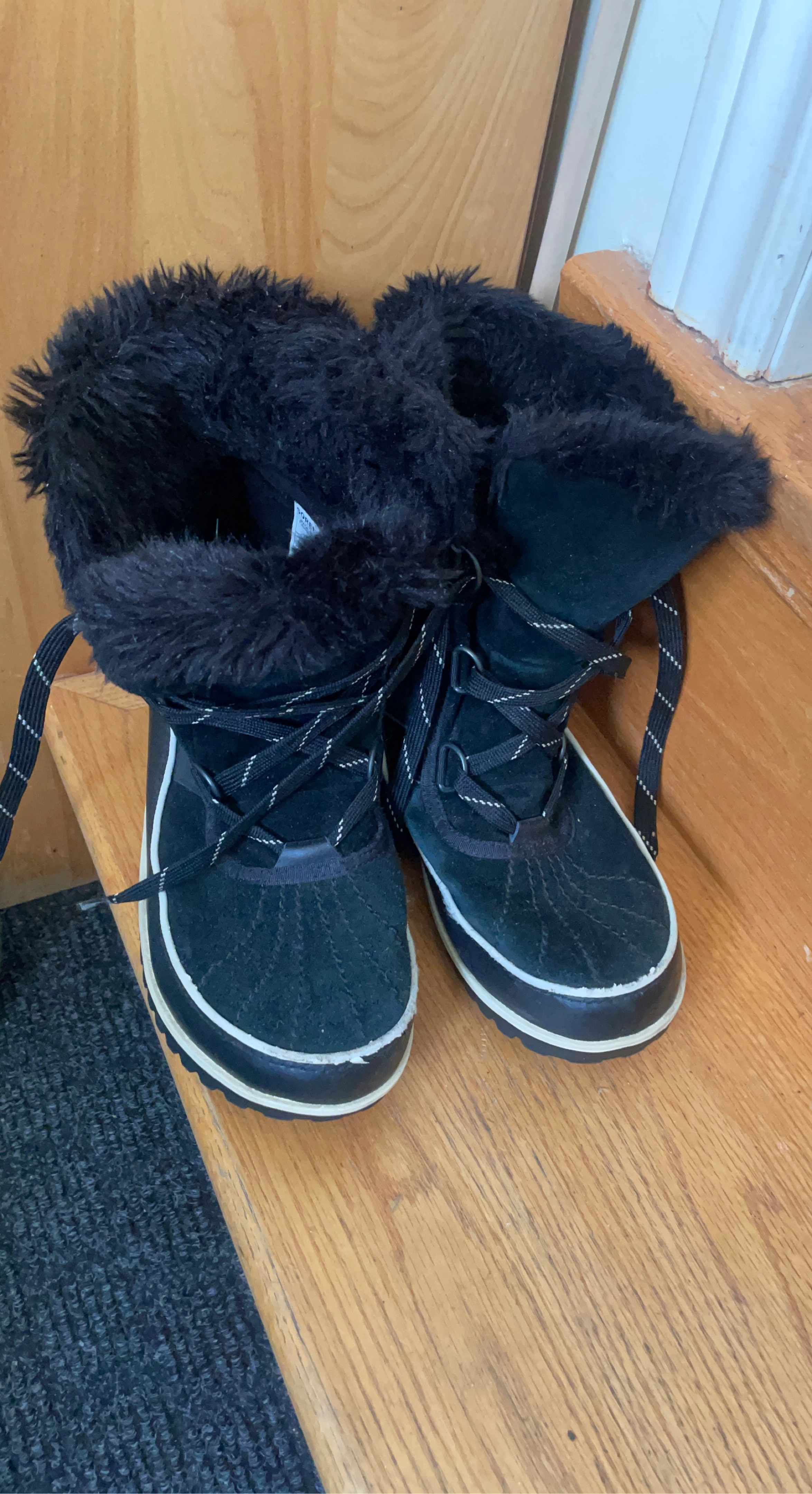 Sorel Women's Black Winter Boots Size 9.5