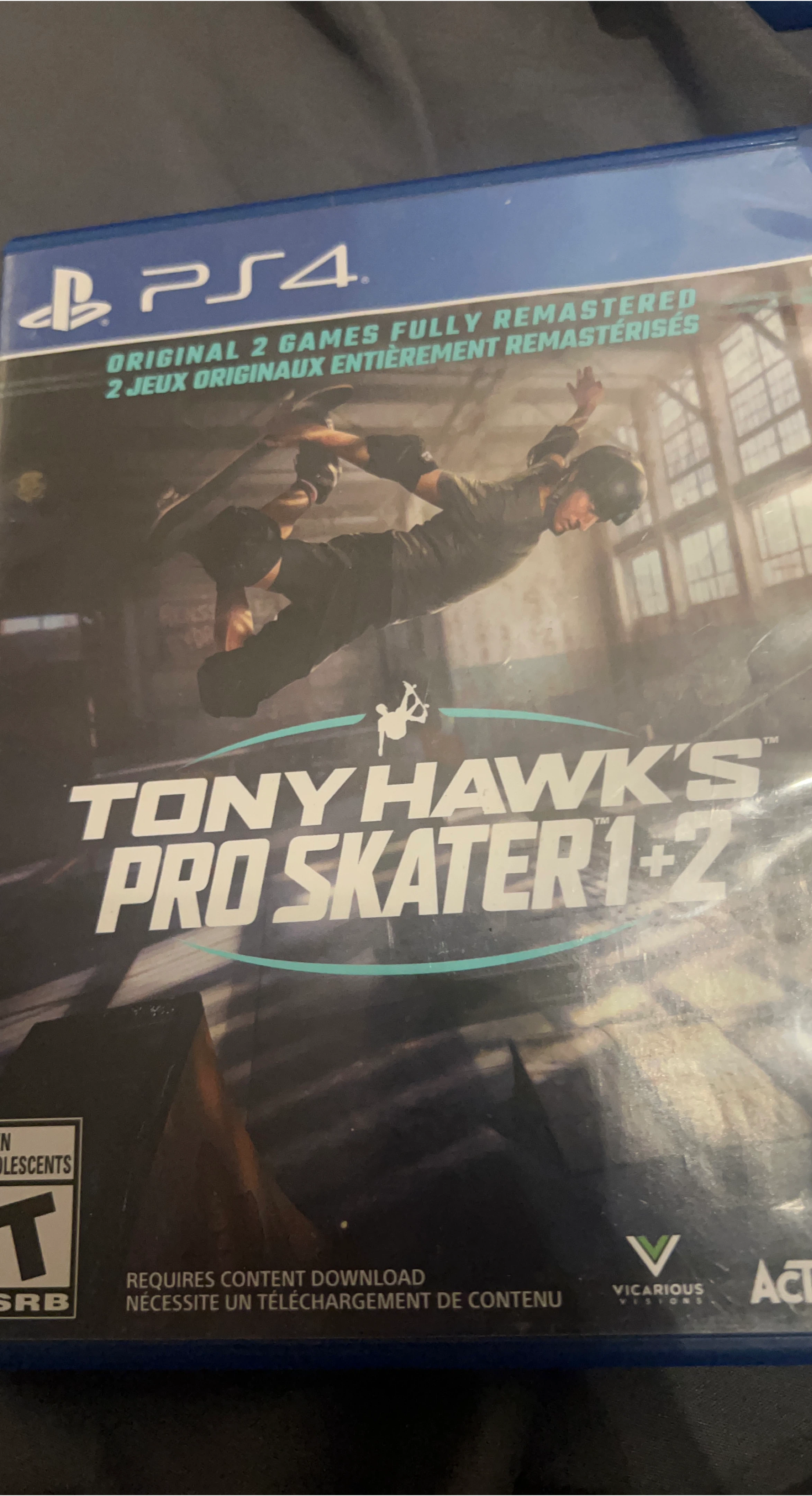 Tony Hawk's Pro Skater 1+2 PS4 Game