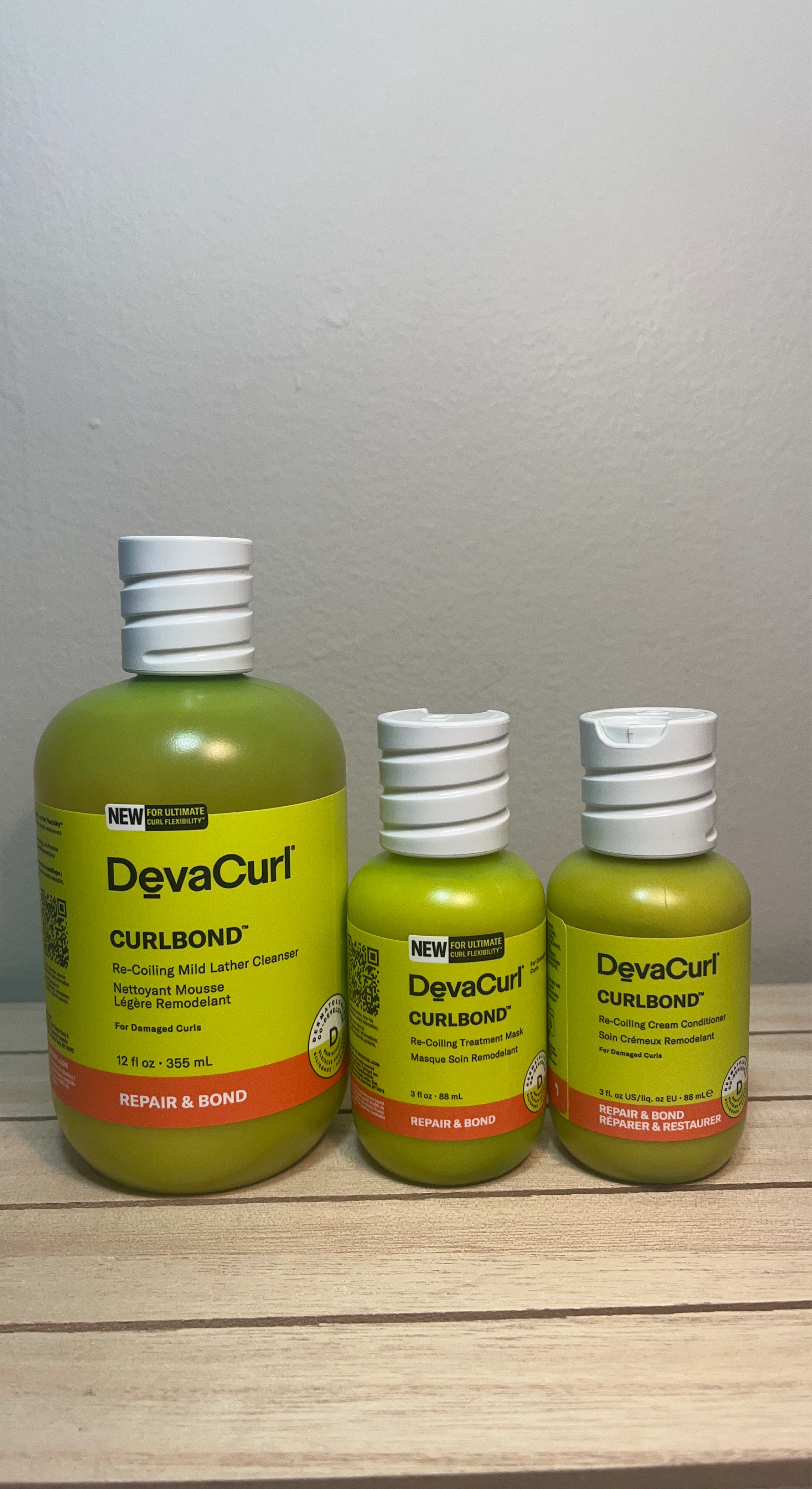 DevaCurl Curlbond Repair and Bond Set (BONUS Conditioner)