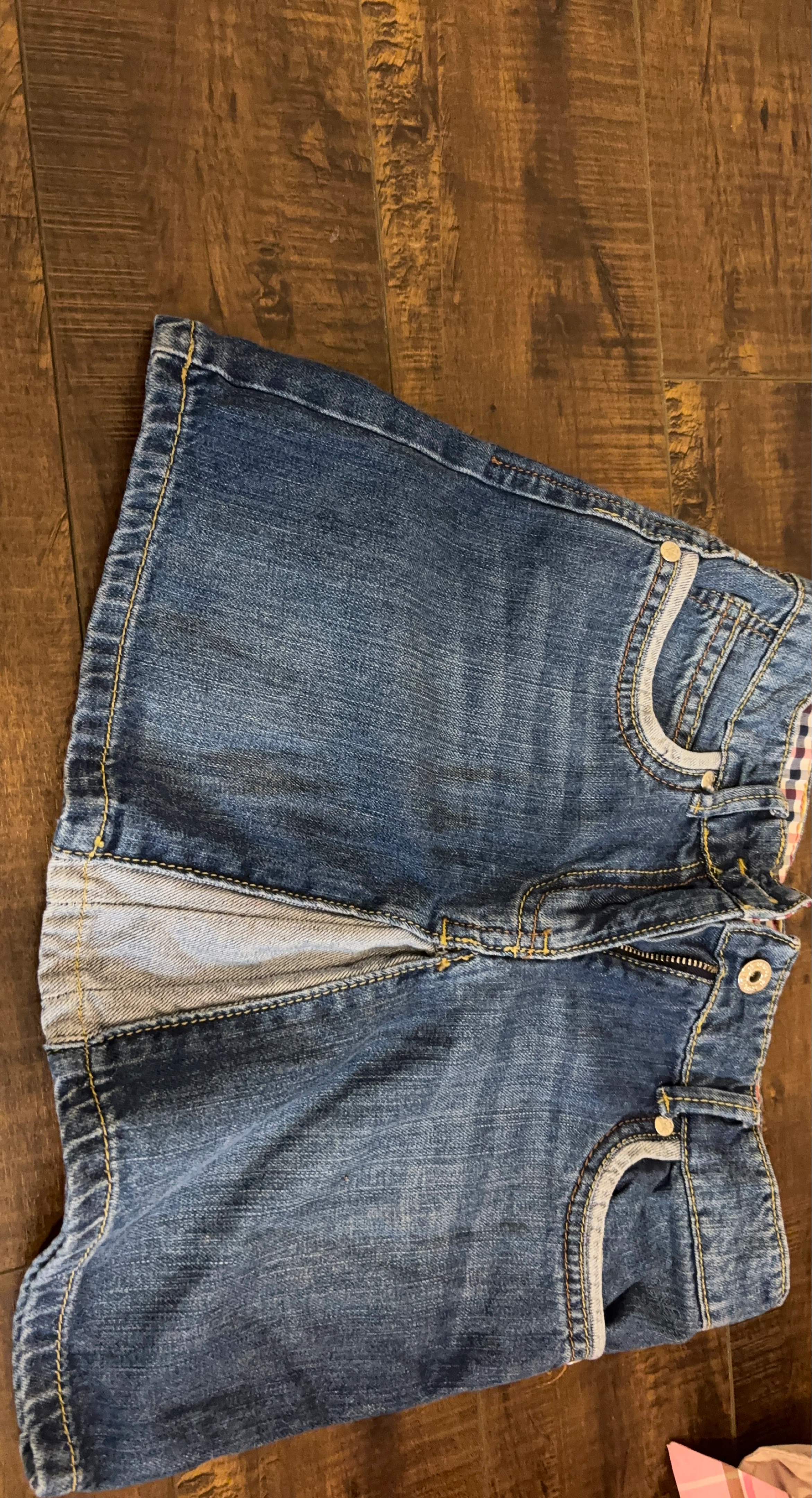 Blue Denim Skirt