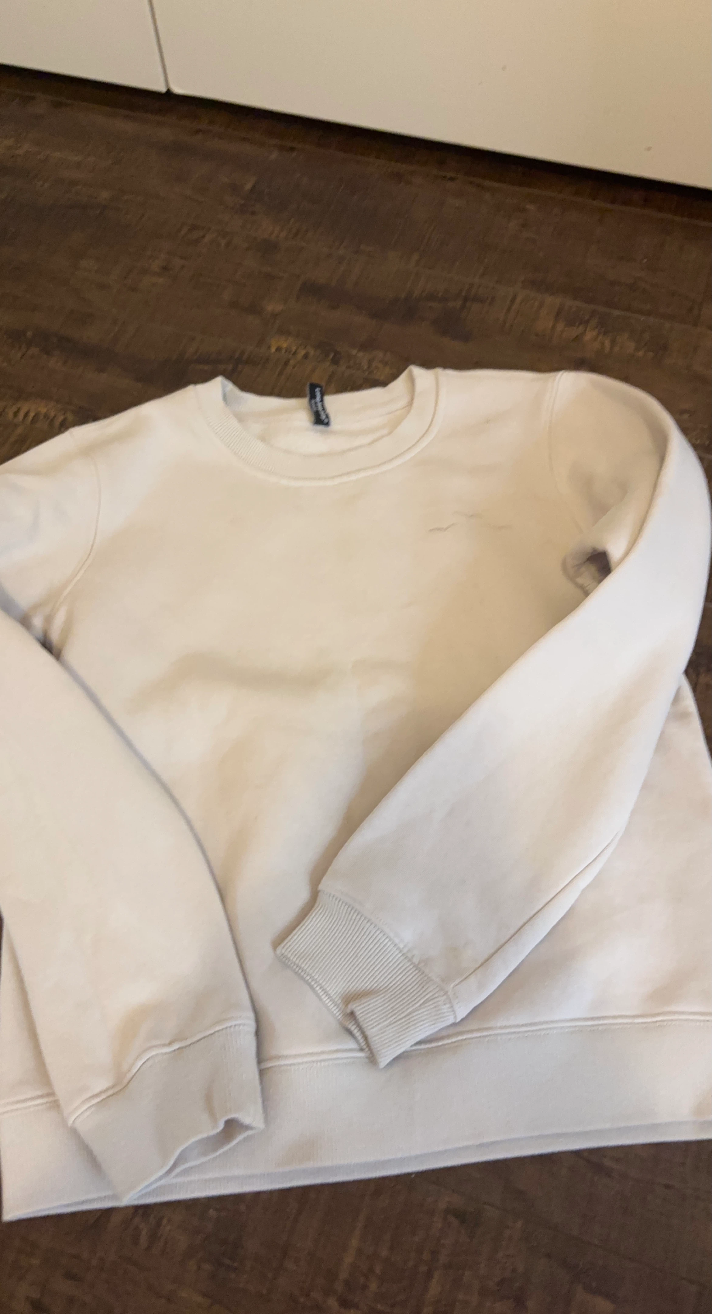 Divided by H&M Cream Crewneck Sweatshirt