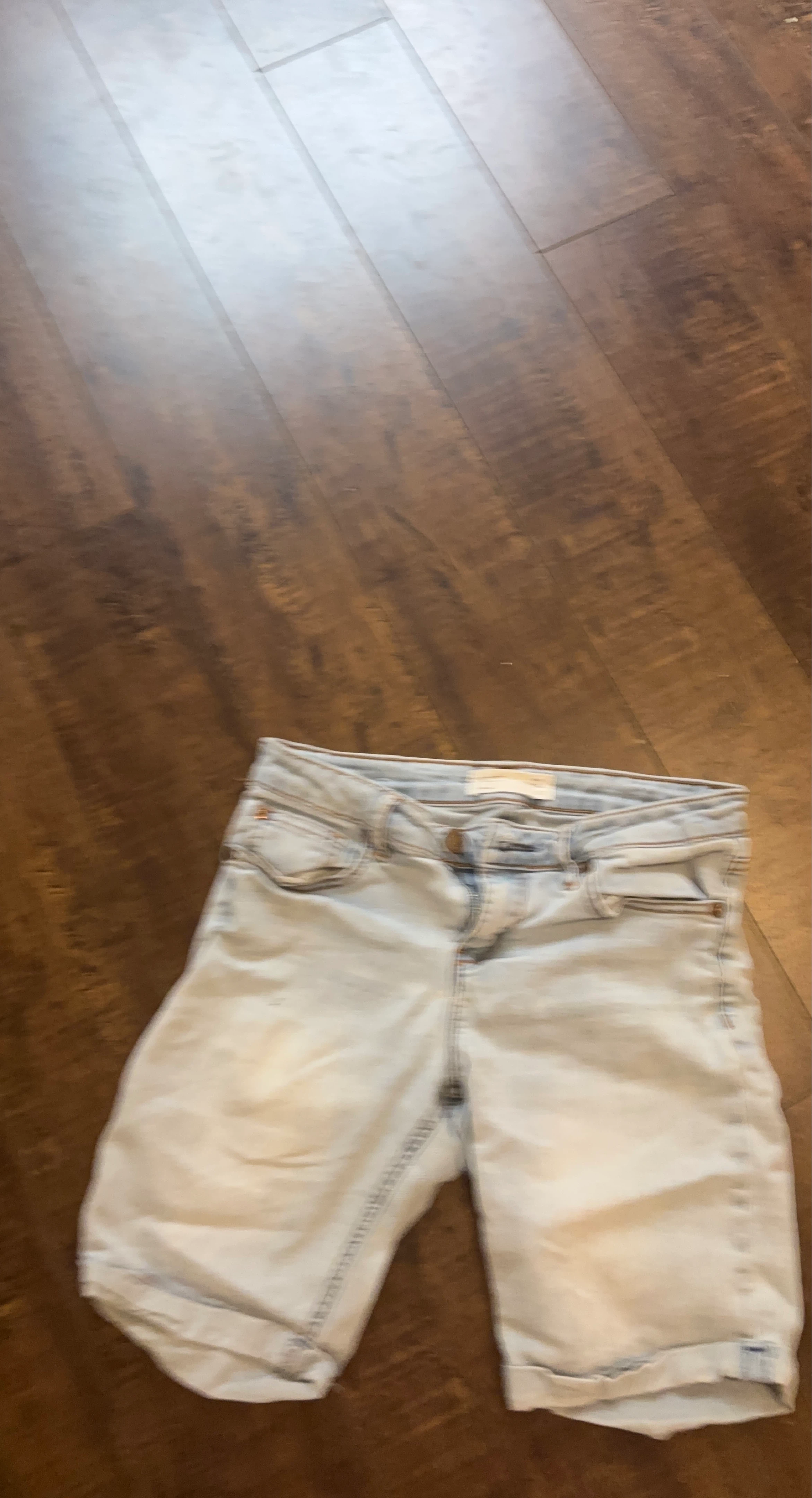 Light Wash Denim Shorts - Size 27