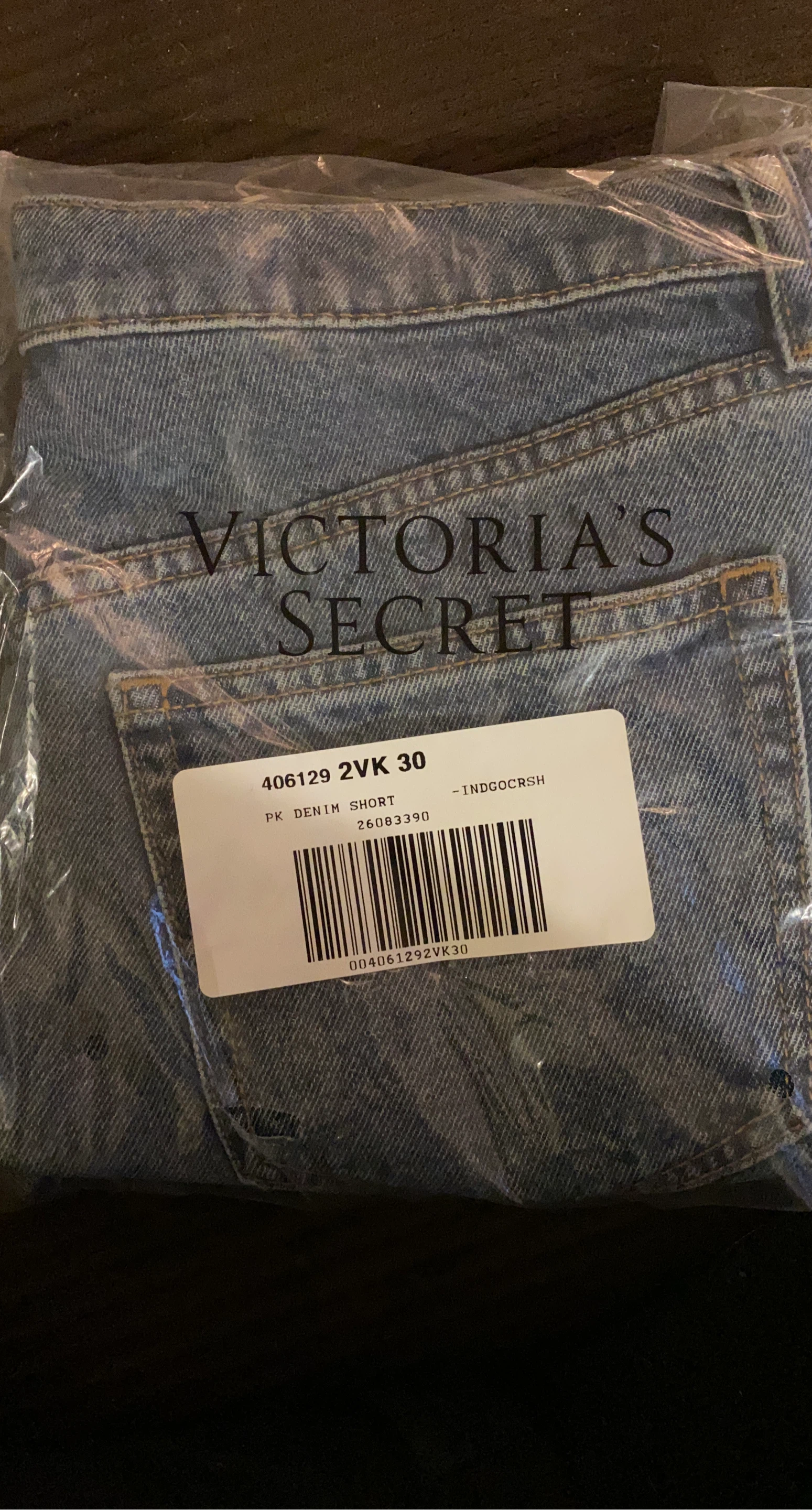 Victoria's Secret High Waisted Cut Off Denim Shorts
