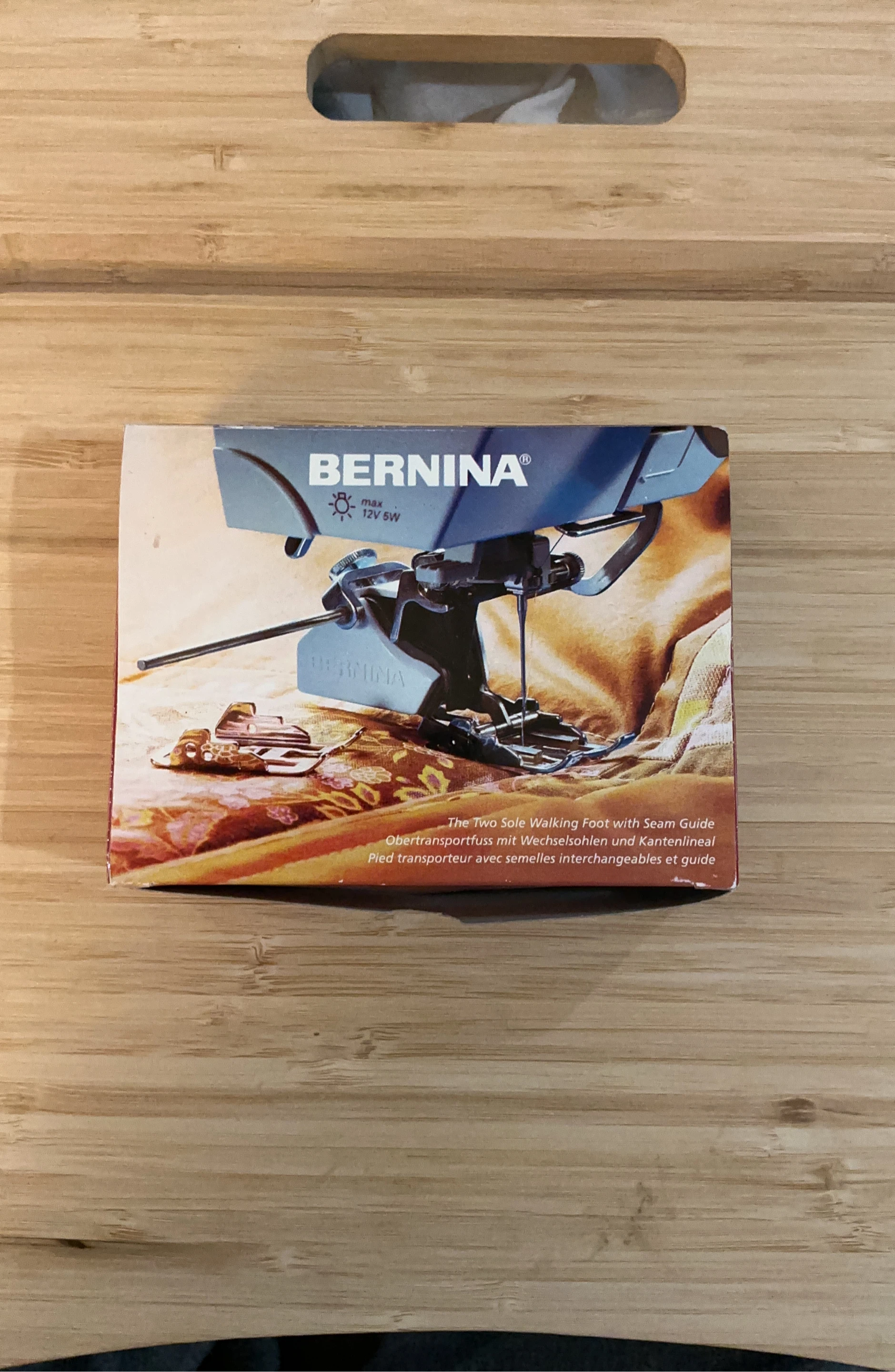 Bernina The Two Sole Walking Foot with Seam Guide