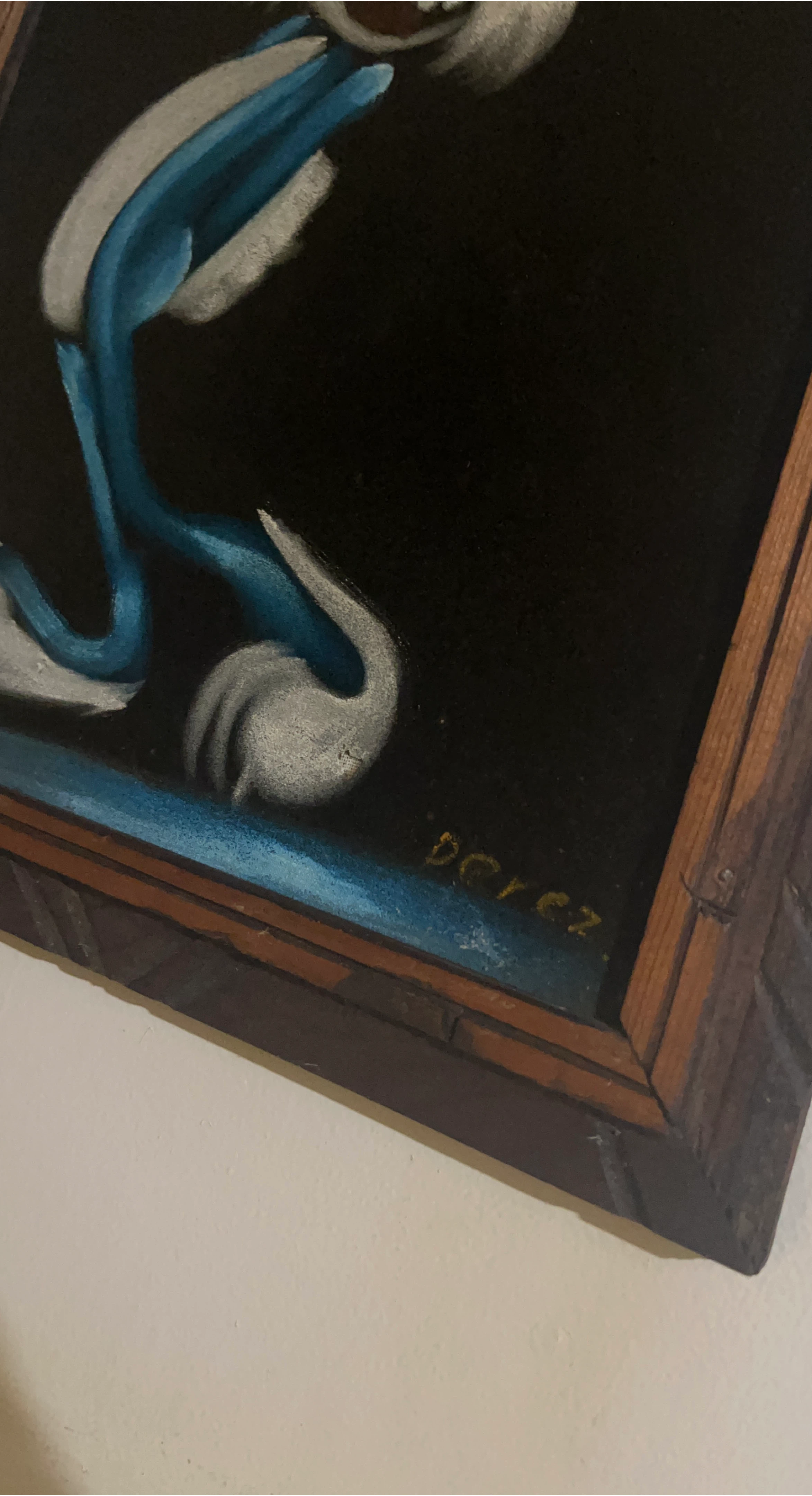 Framed "Perez" Painting