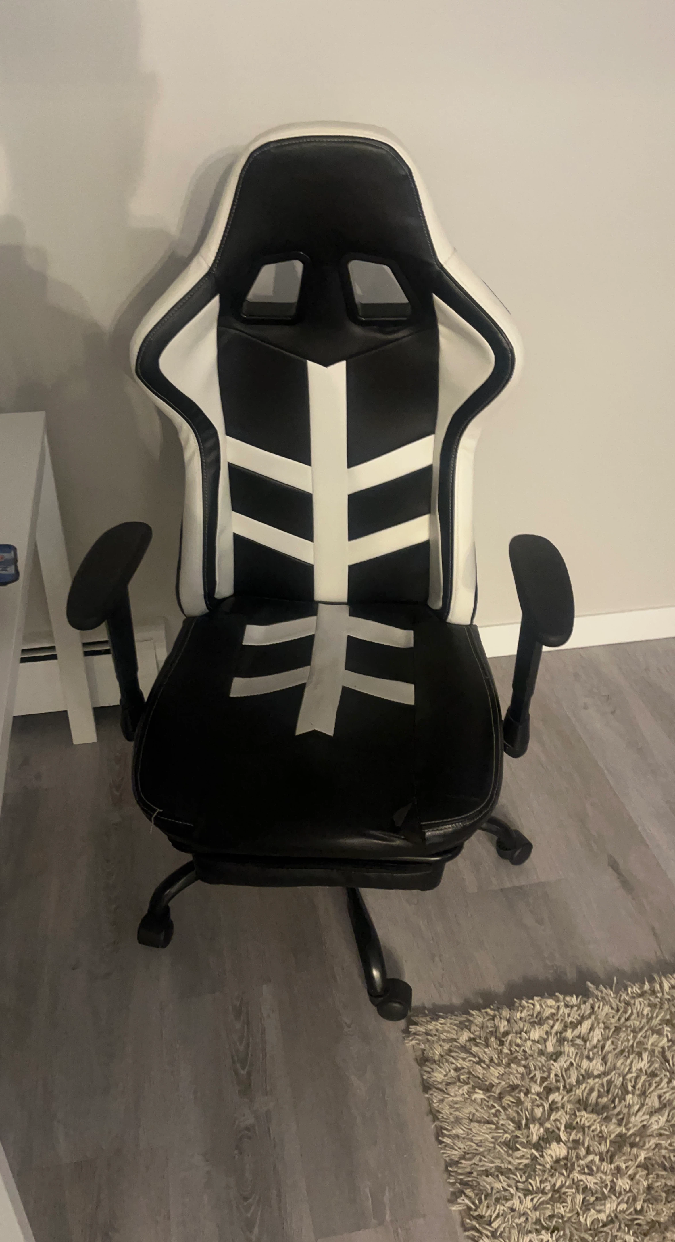 Black and White Gaming Chair