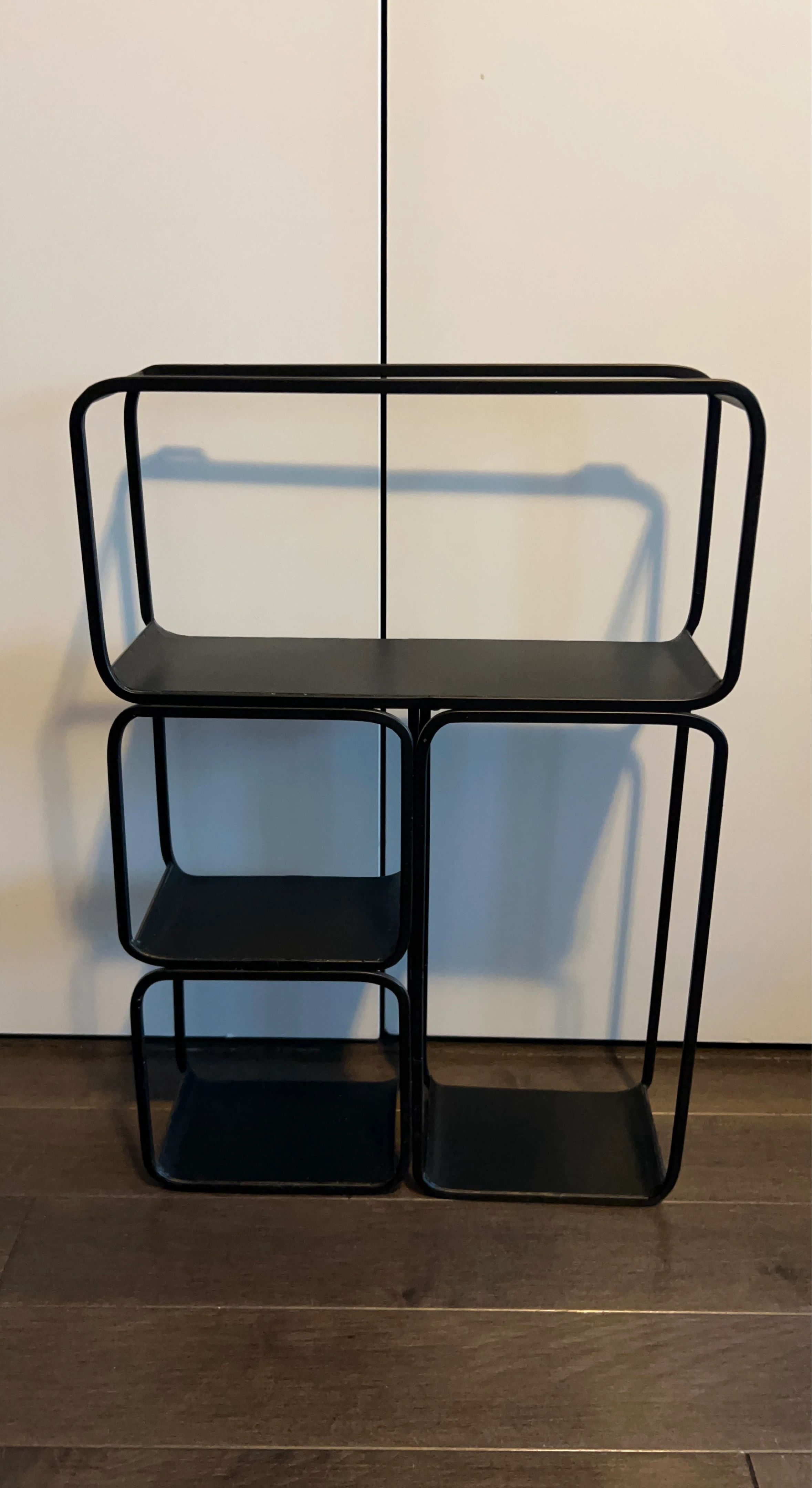 Black Metal Shelf Unit
