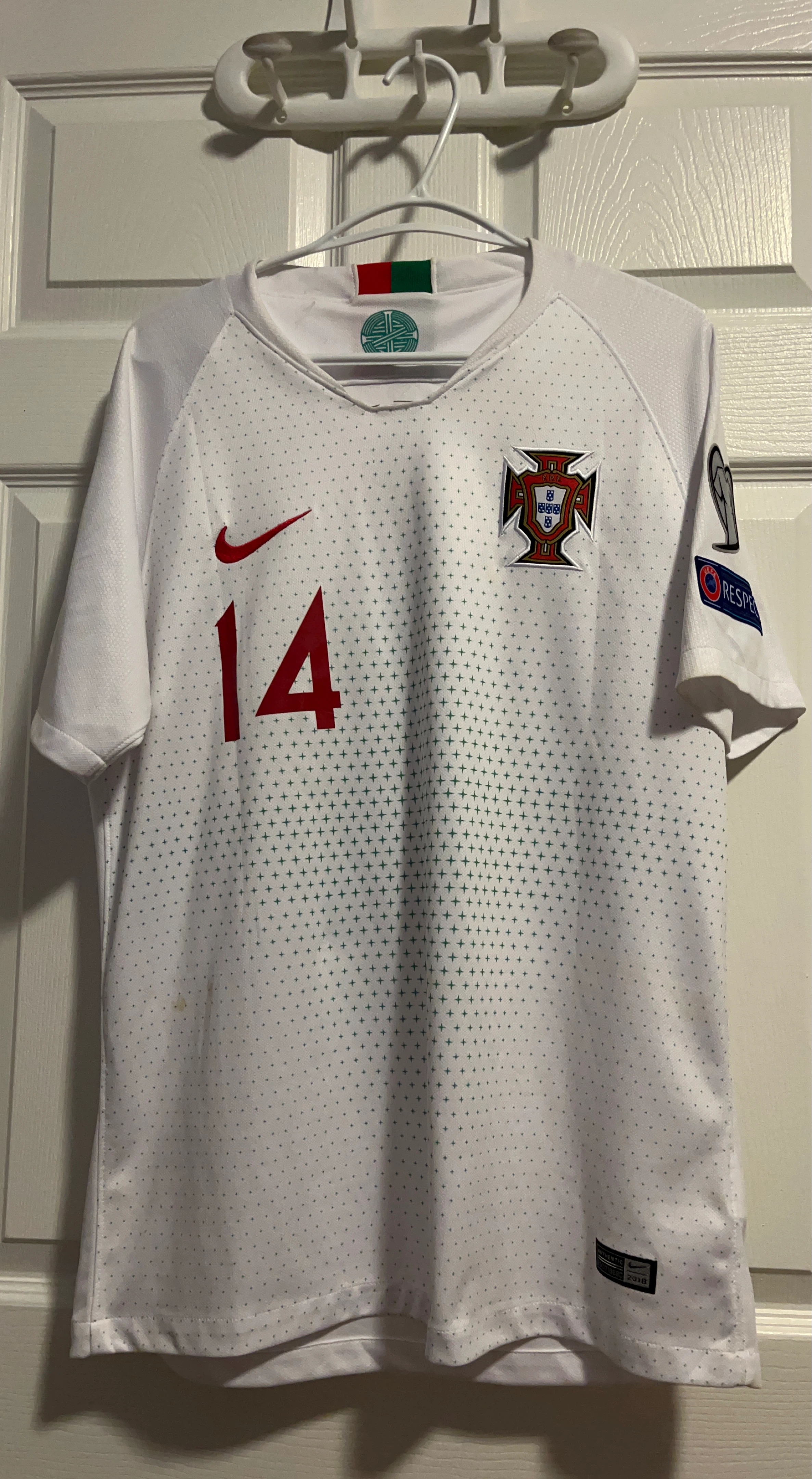 Portugal 2018 World Cup Qualifiers Soccer Jersey William #14