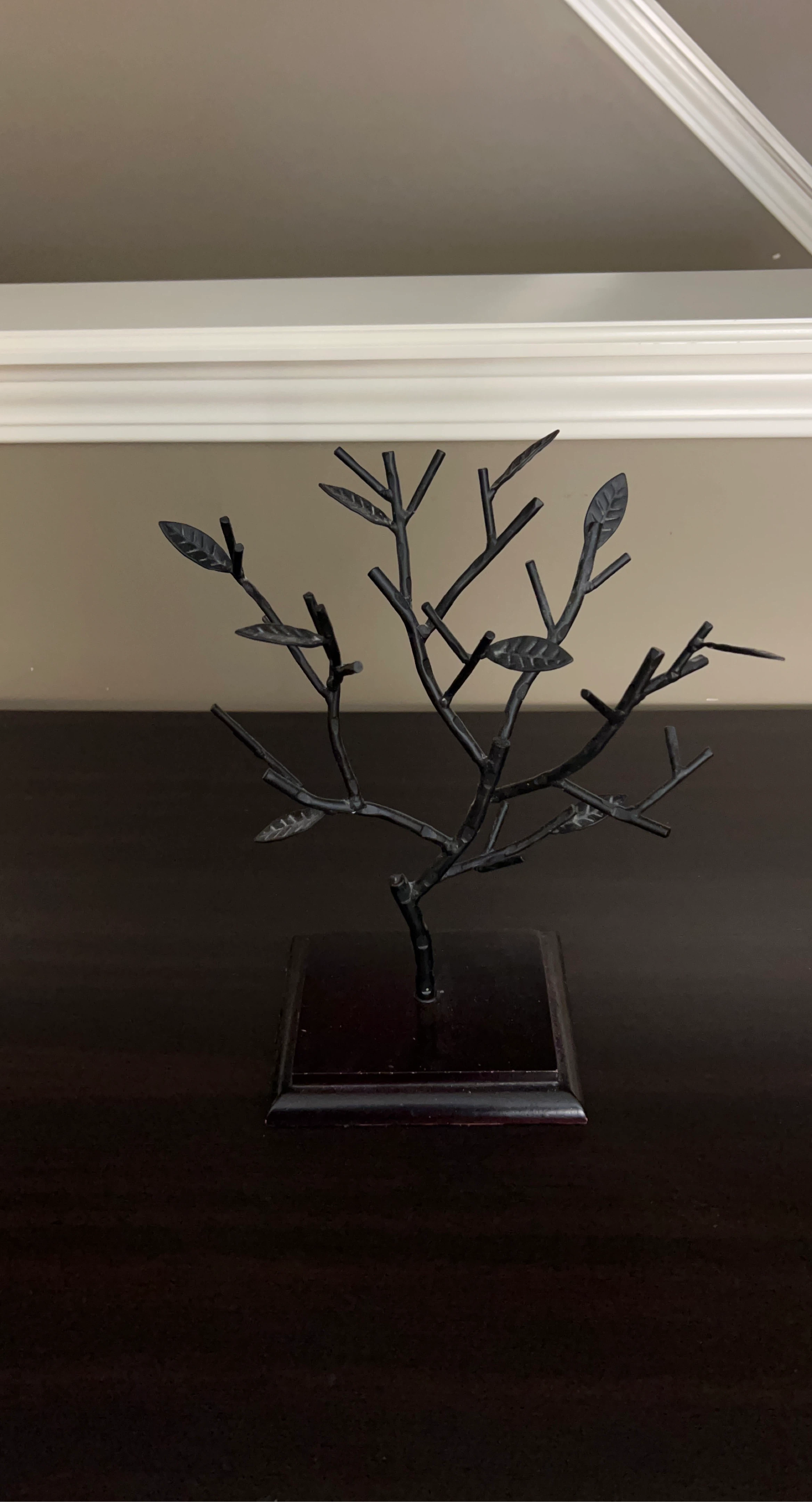 Black Metal Tree Sculpture/jewellery