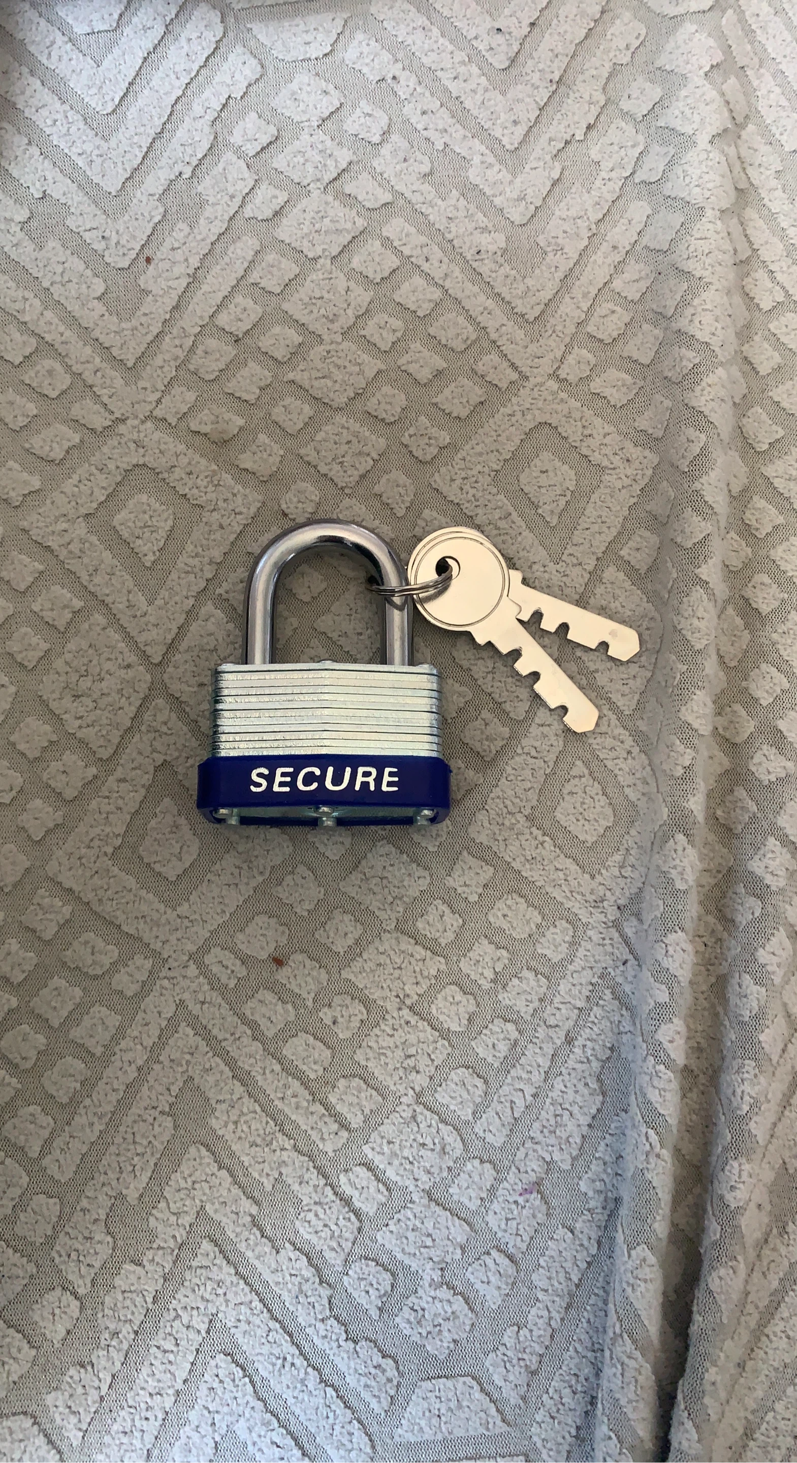 Secure Padlock with 2 Keys