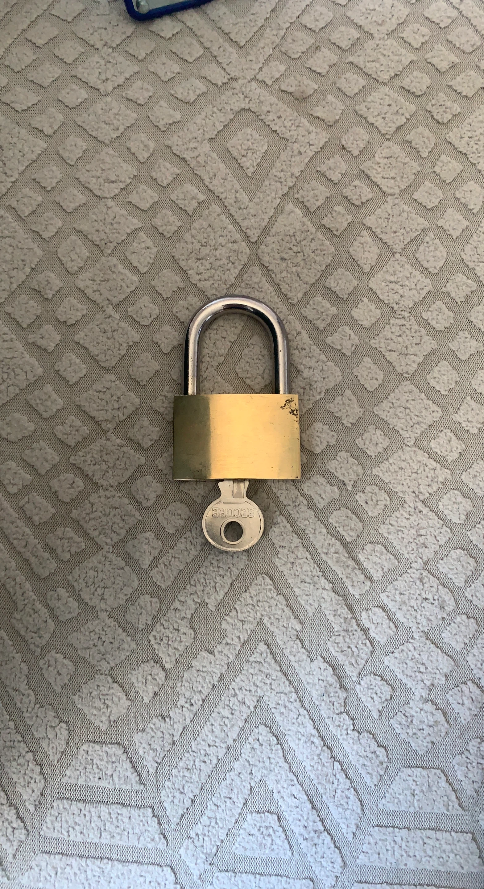 Secure Padlock with Key
