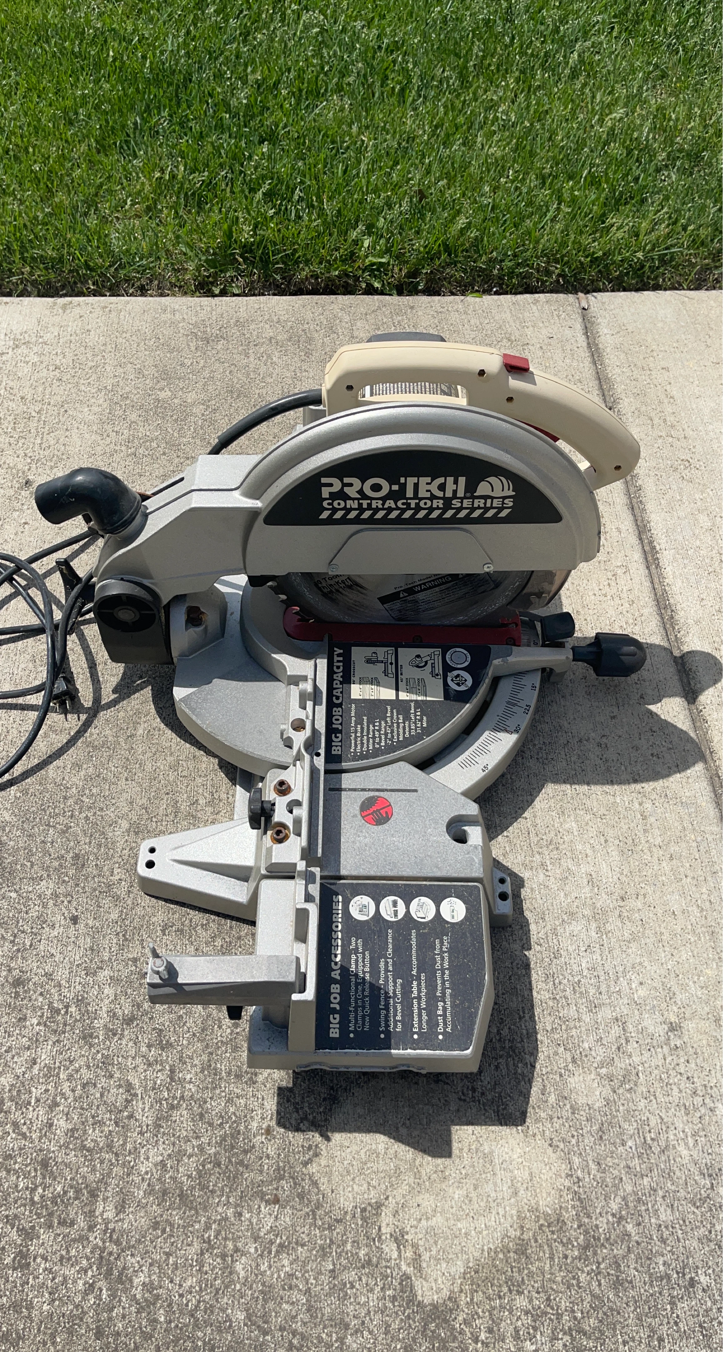 Pro-Tech Contractor Series Miter Saw