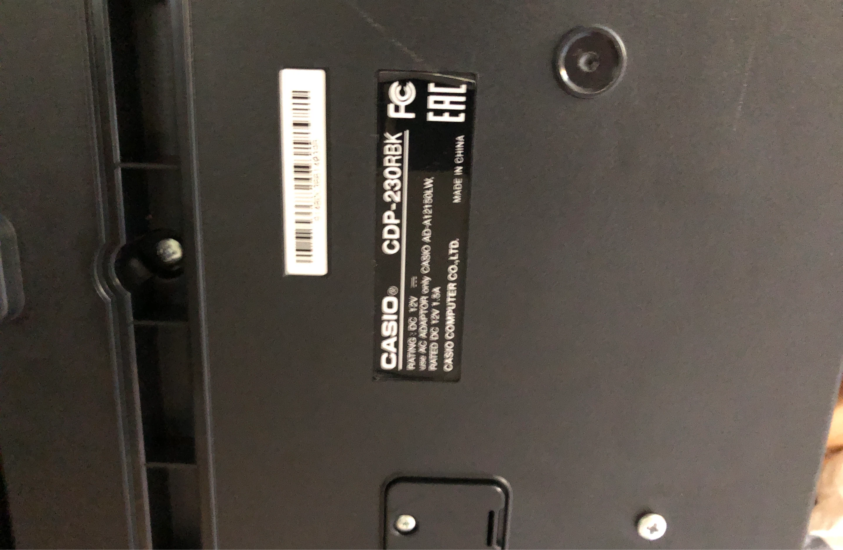 Casio CDP-230RBK Digital Keyboard