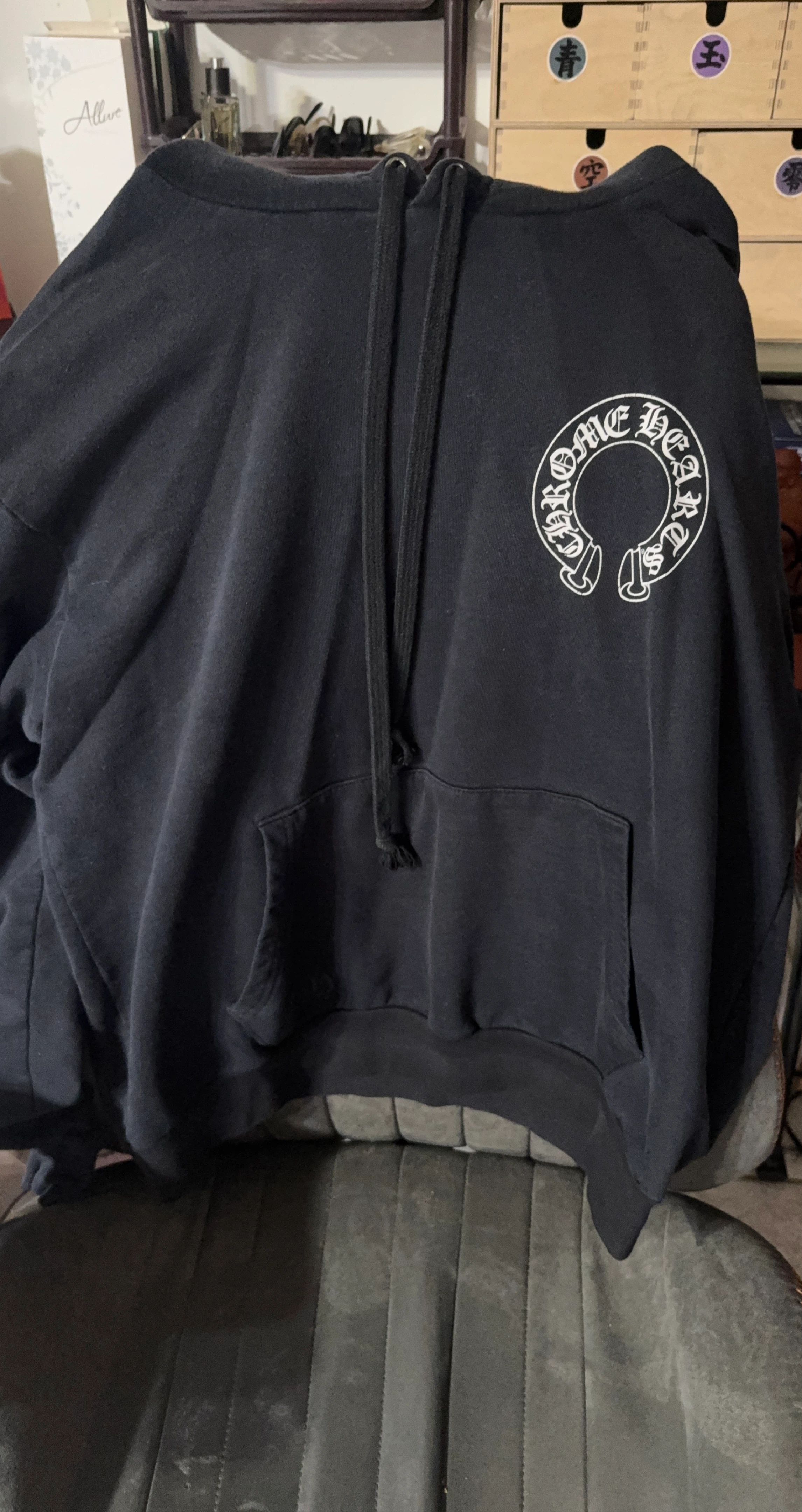 Chrome Hearts Black Cotton Hoodie