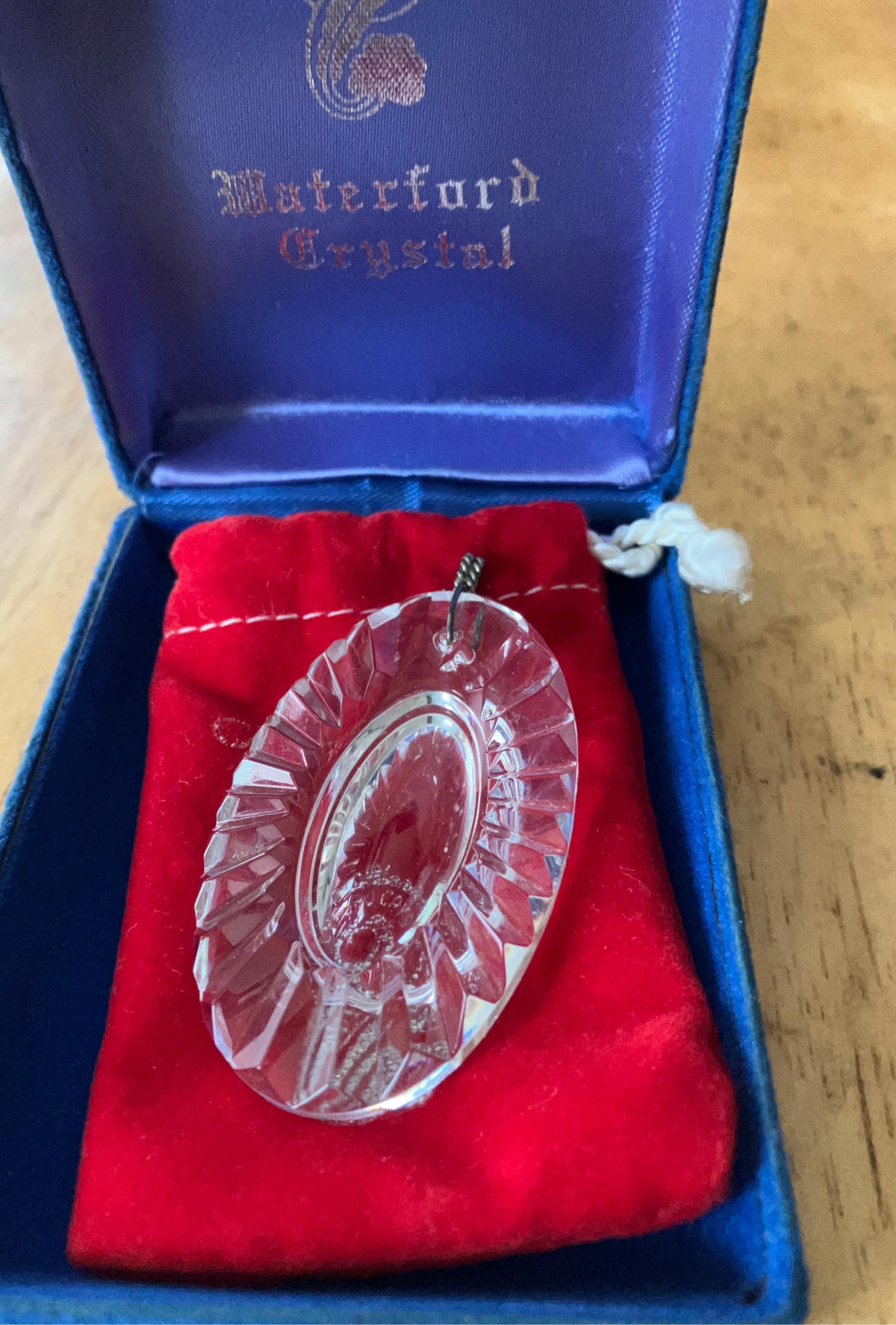 Waterford Crystal Christmas Ornament 1979