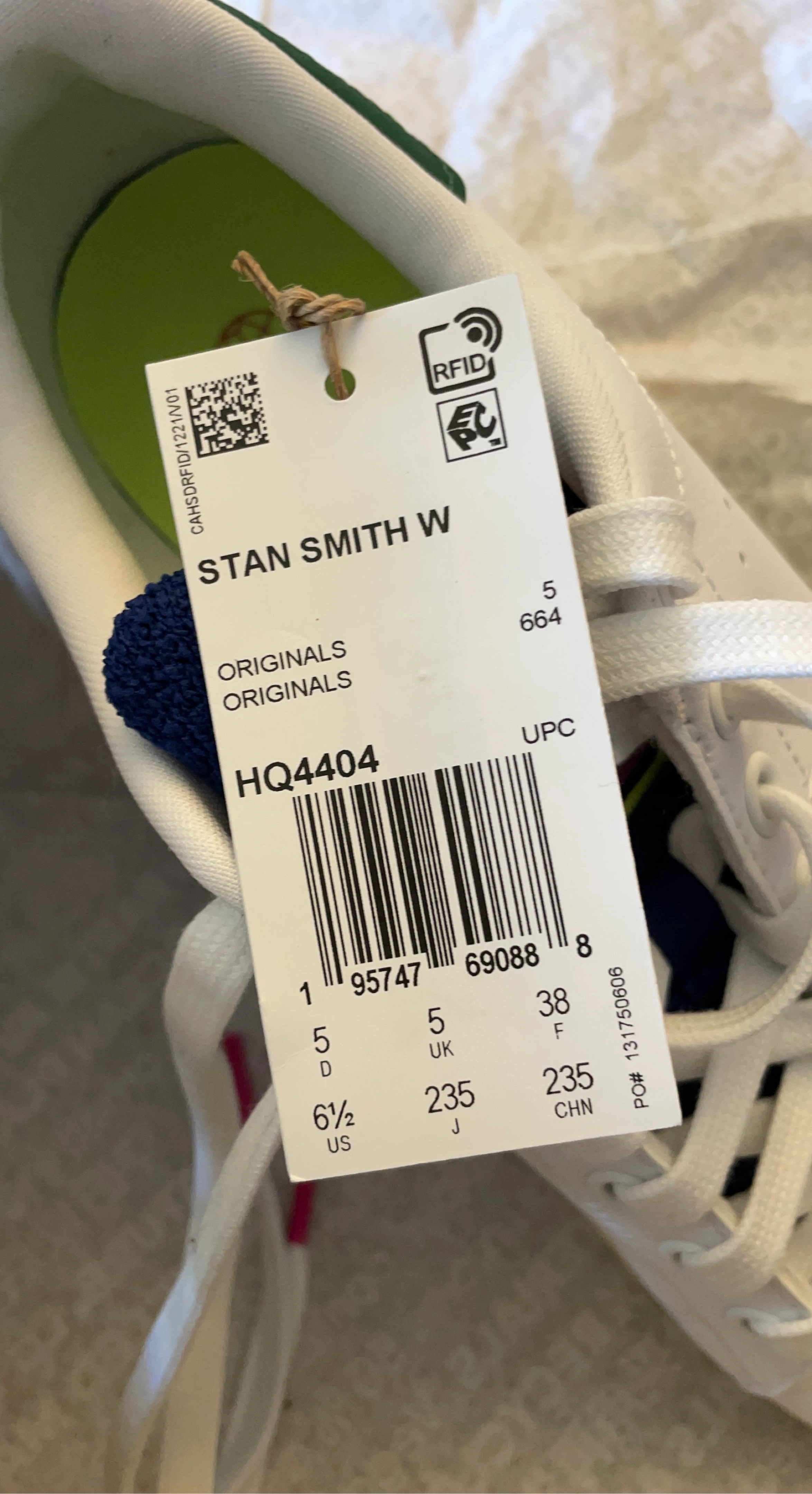 Adidas Stan Smith W Sneakers - Size 6.5 US