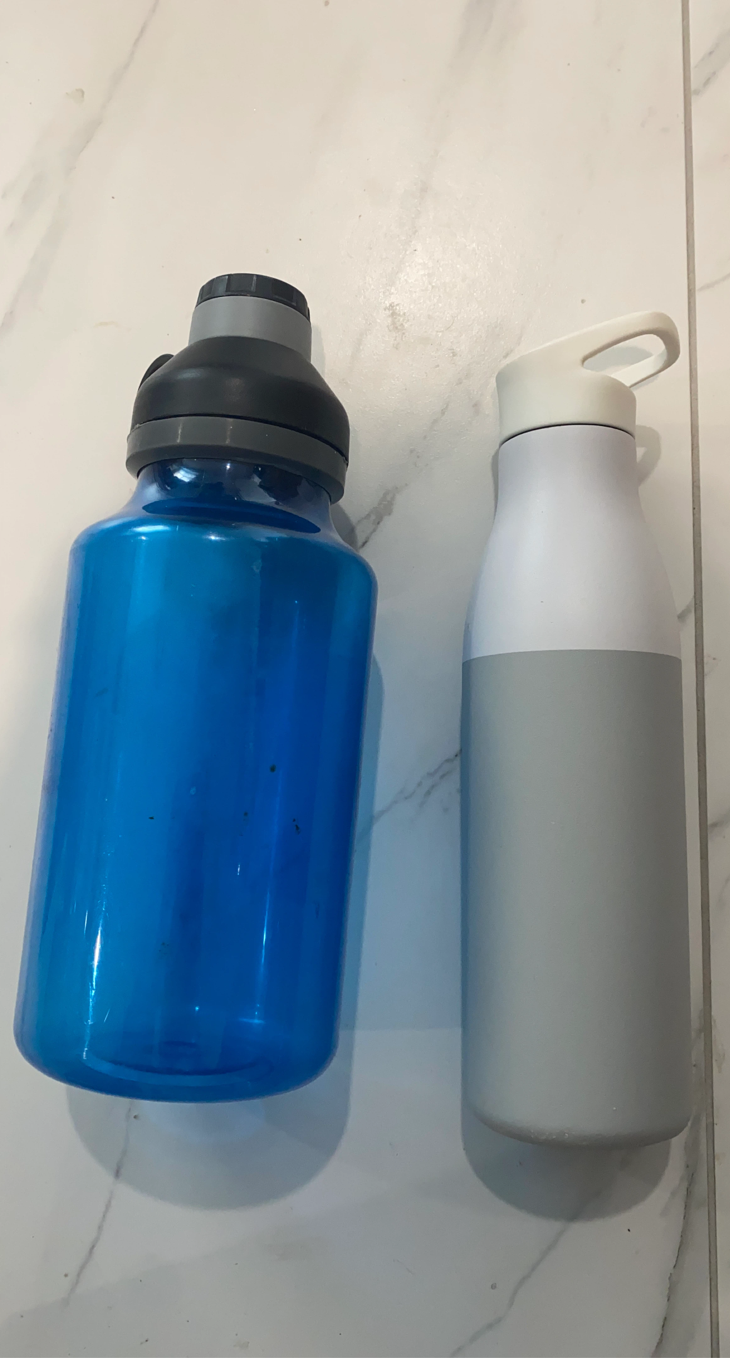 Blue and grey Water Bottle