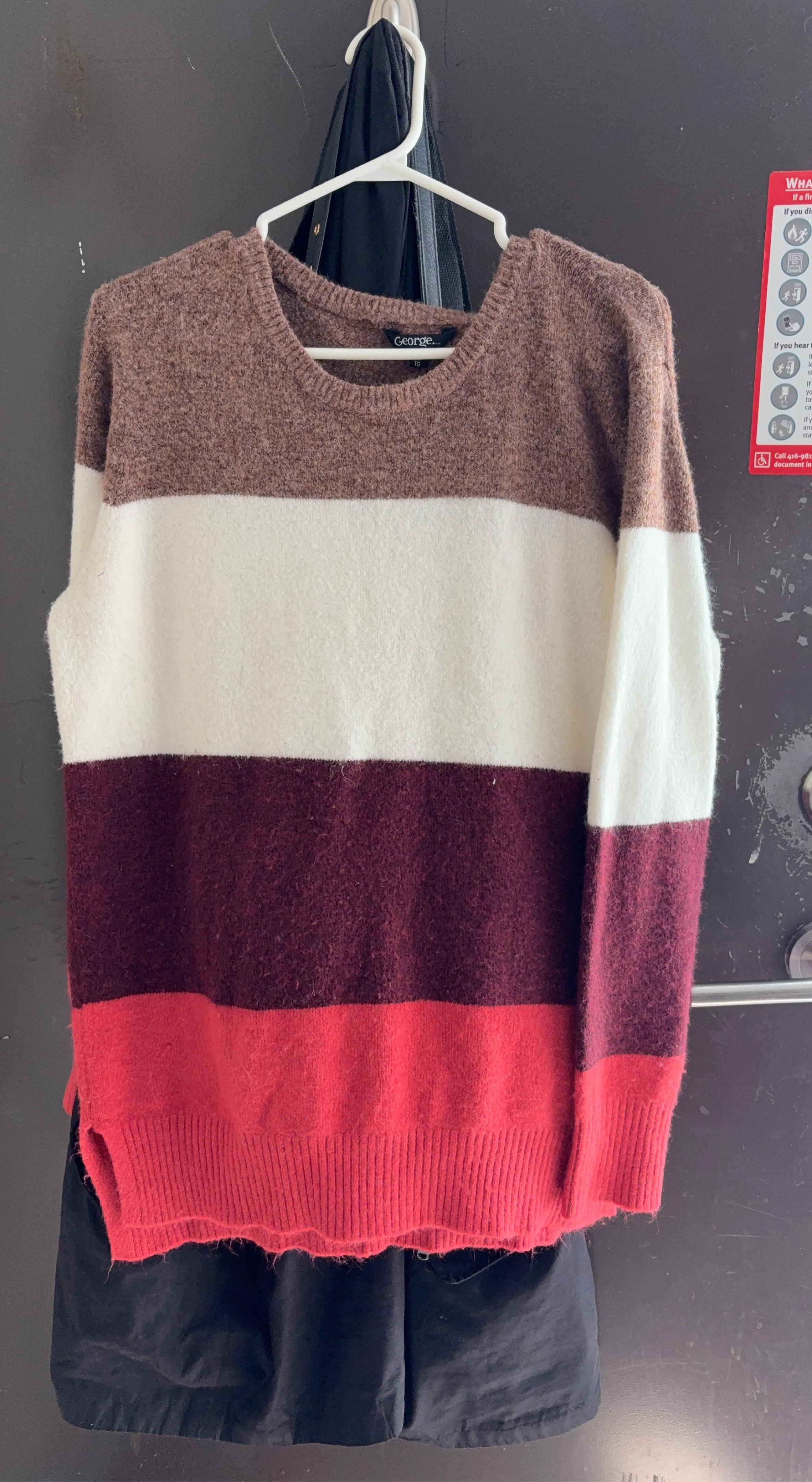 George striped sweater